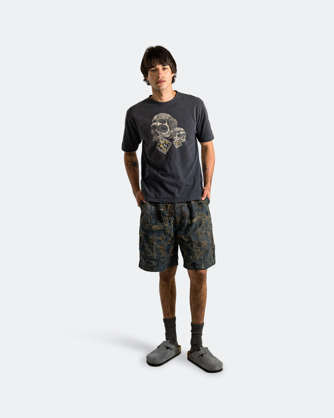 Kapital - BORO IVY Short Pants - Indigo | UP THERE