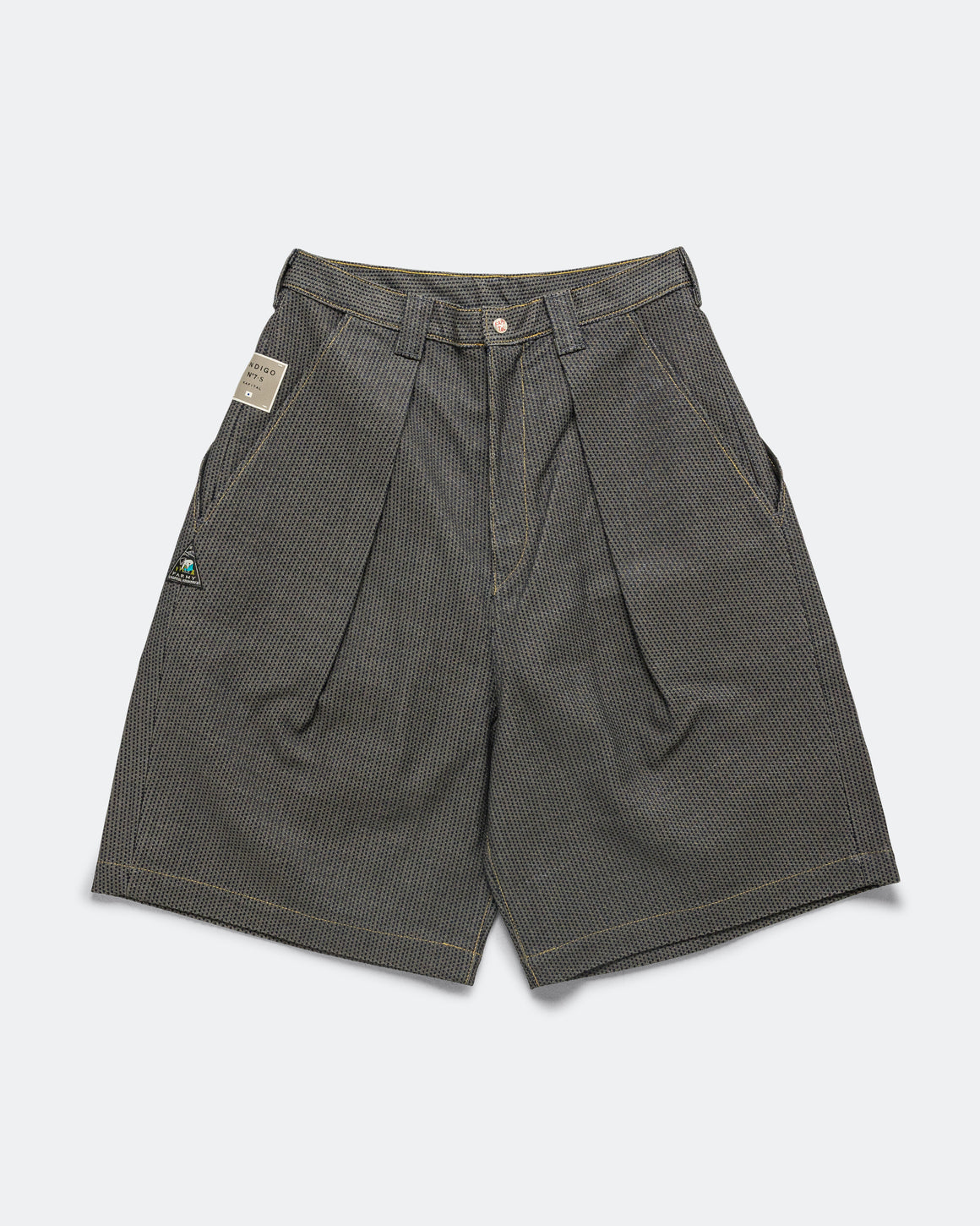 Kapital - CenturyDenim KOME-KOME Jorts (Deep) - N7S - UP THERE