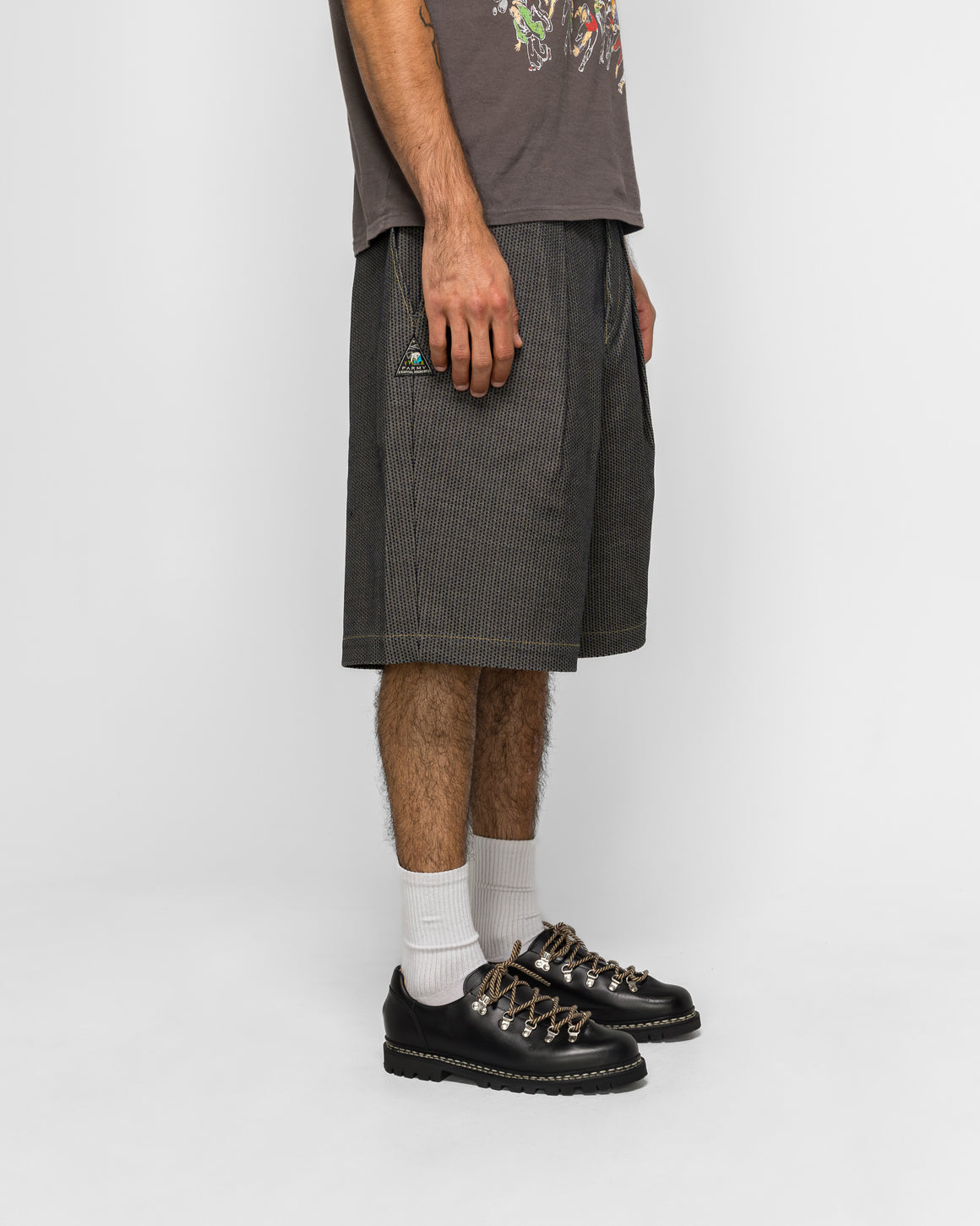 Kapital - CenturyDenim KOME-KOME Jorts (Deep) - N7S - UP THERE