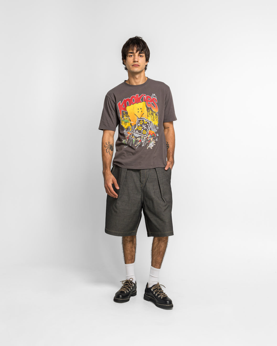 Kapital - CenturyDenim KOME-KOME Jorts (Deep) - N7S - UP THERE