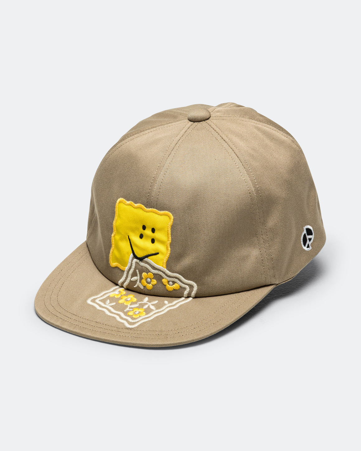 Kapital - Chino Baseball Cap (PECKISH RAINBOWY) - Beige - UP THERE