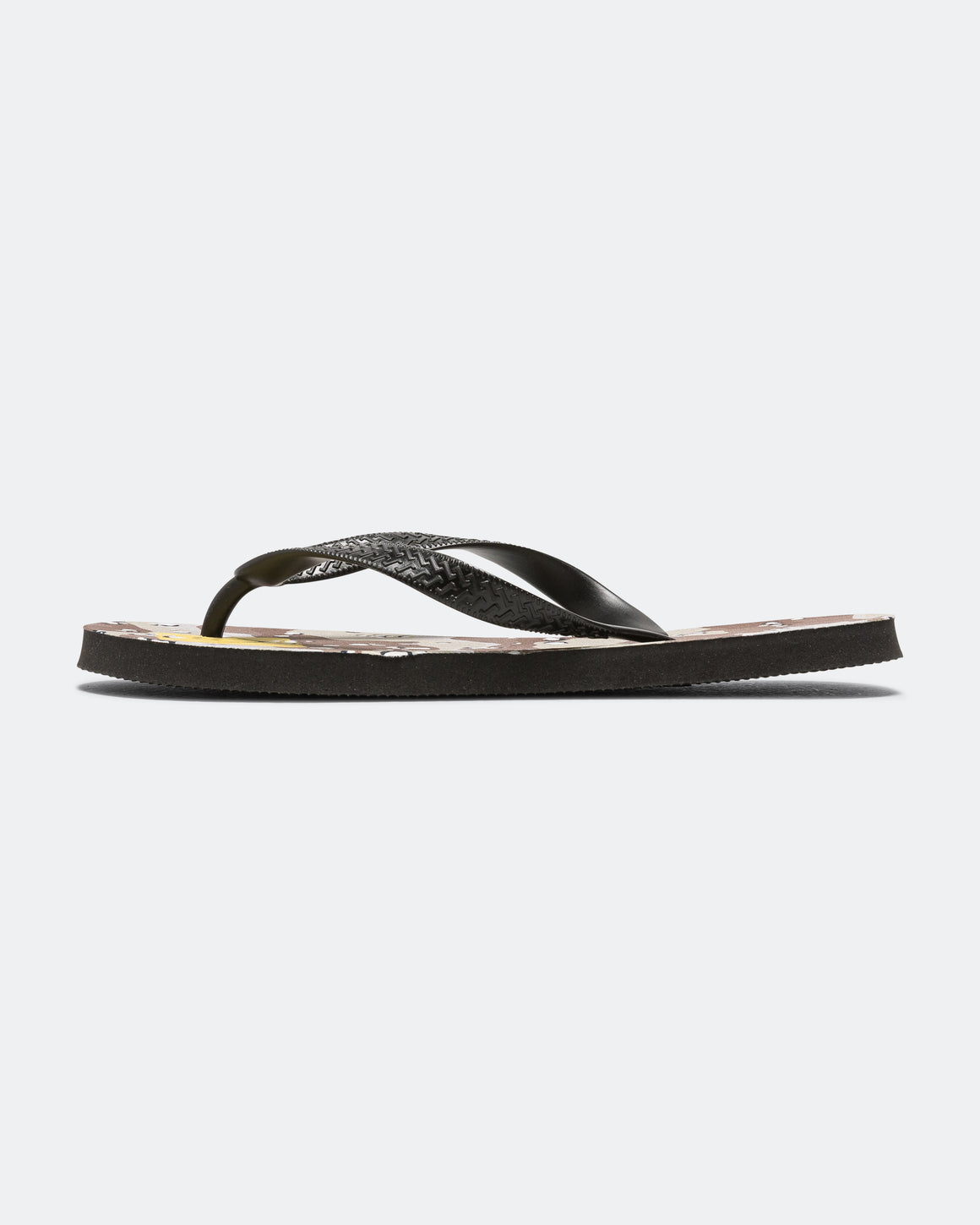 Kapital - CHOCO-CHIP CAMO Flip Flops - Beige - UP THERE