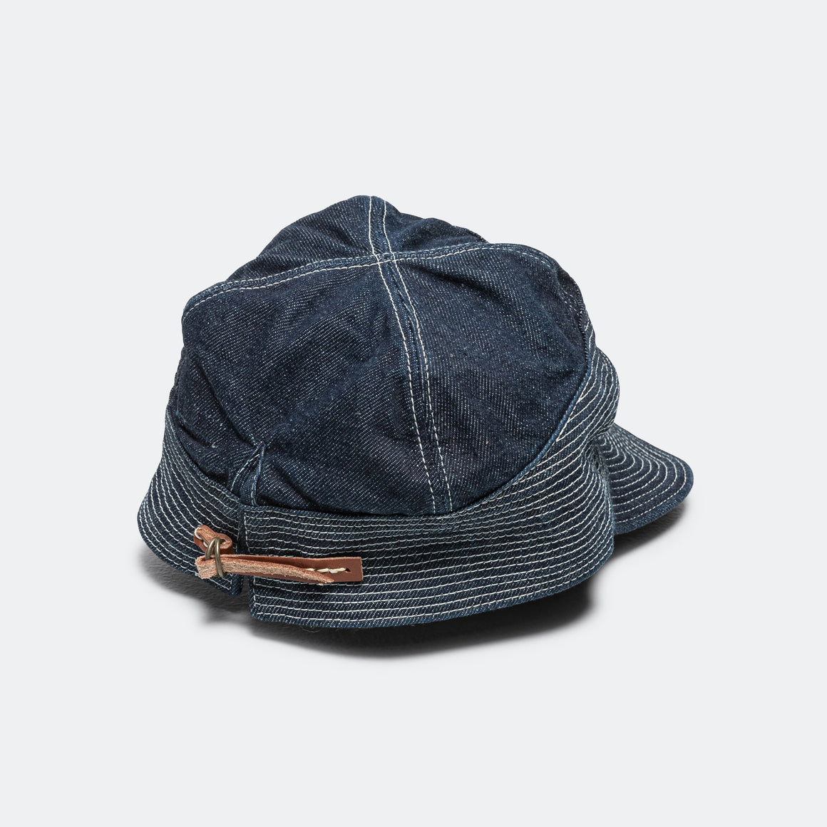 Kapital - 11.5oz Denim THE OLD MAN AND THE SEA Cap - Dark - UP THERE