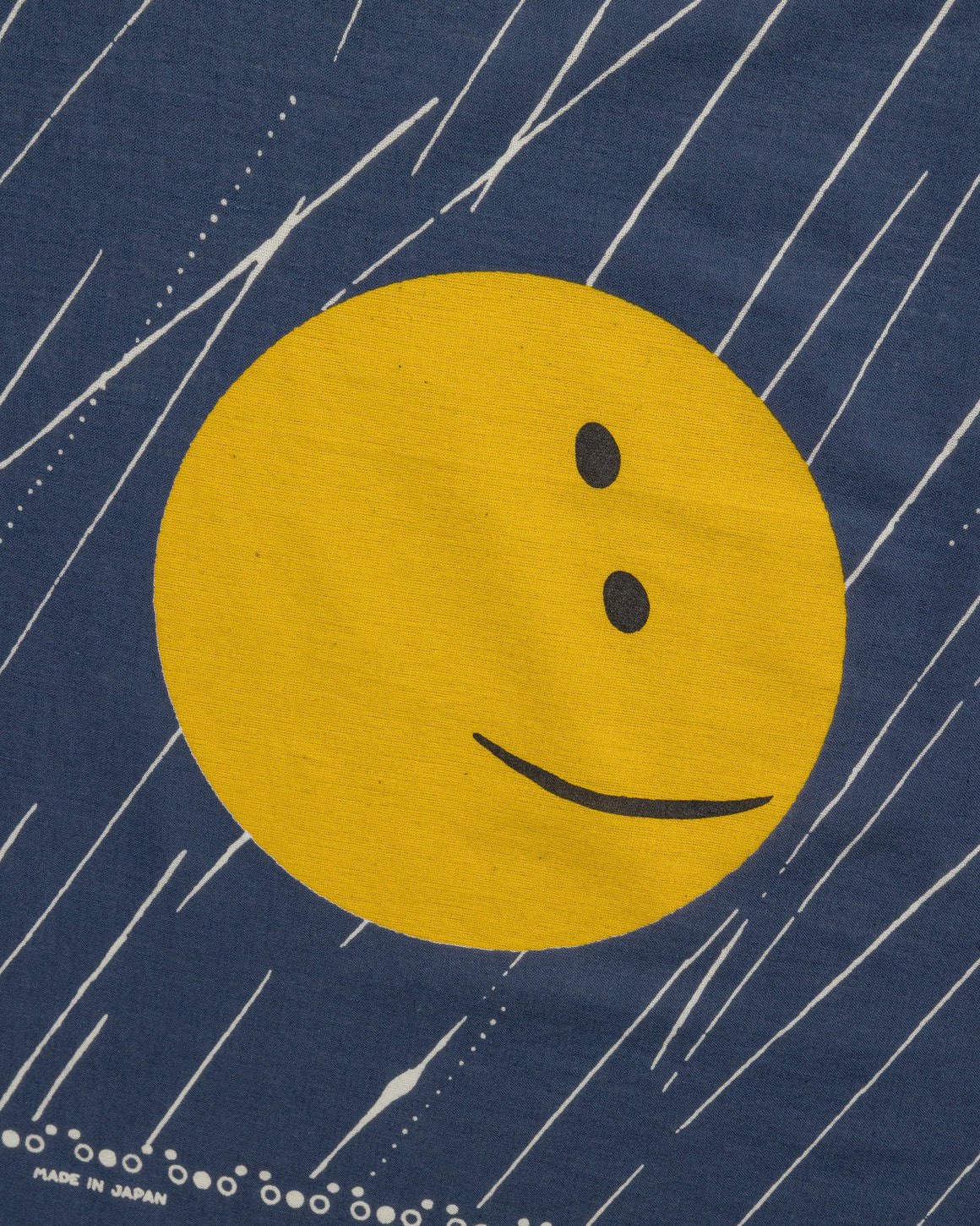 Kapital - Fastcolor Selvedge Bandanna (RAINBOWY) - Navy - UP THERE