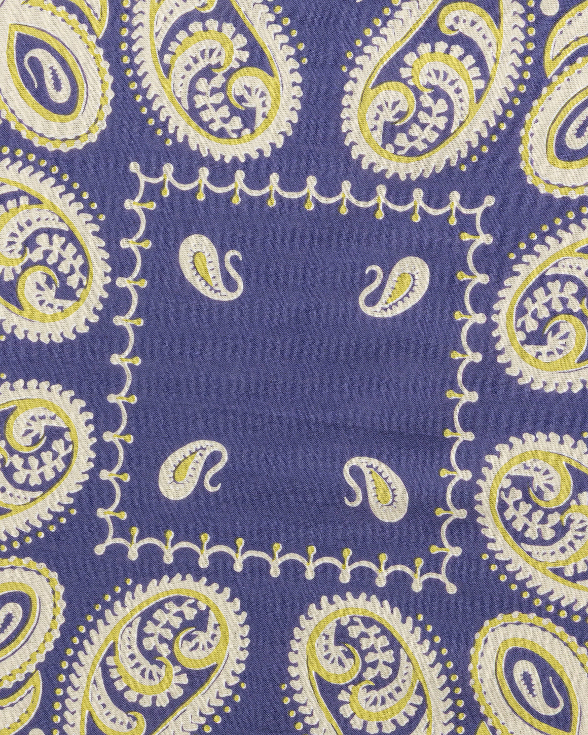 Kapital - Fastcolor Selvedge Bandanna (SAMBO Paisley) 20x20 - Purple - UP THERE