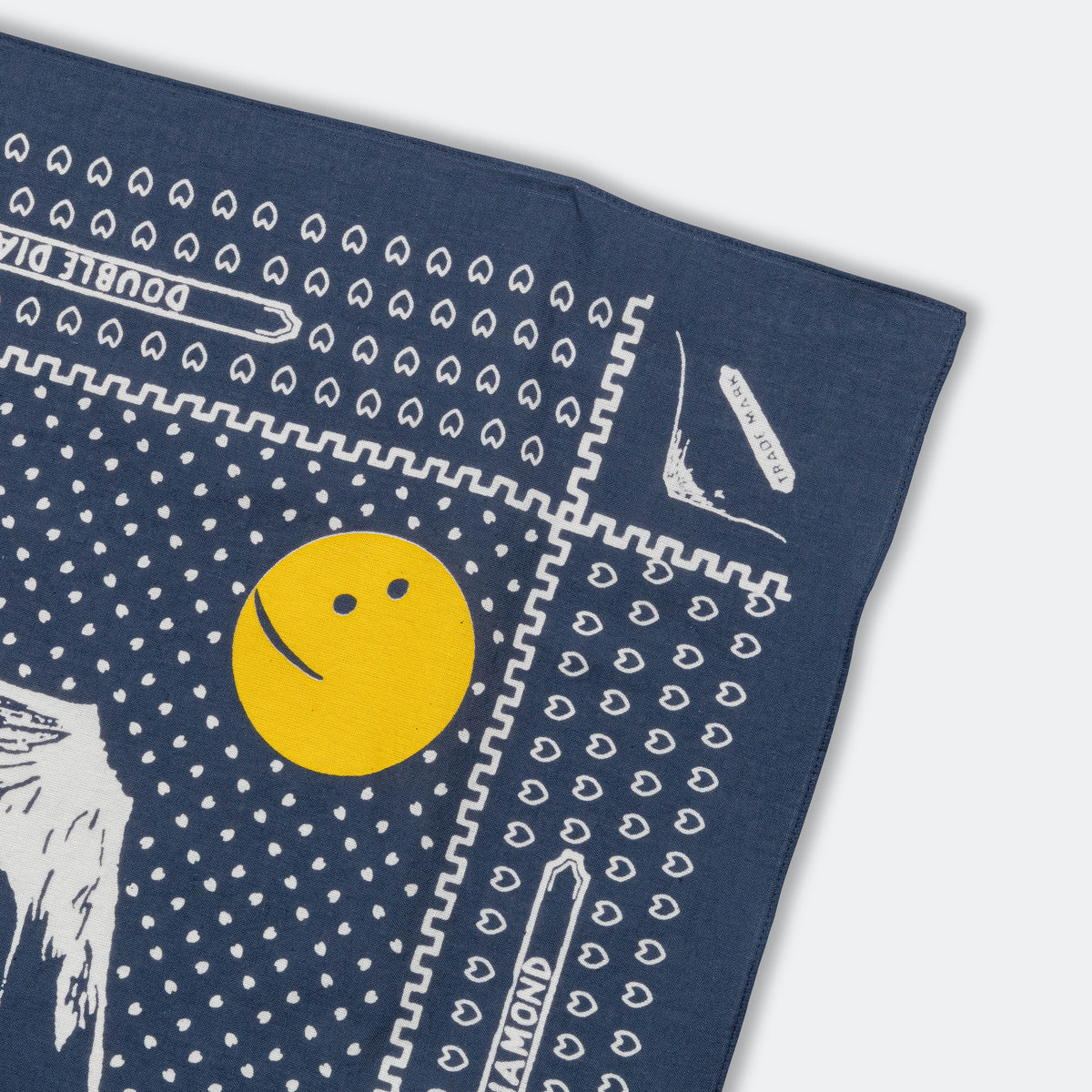 Fastcolor Selvedge Bandanna Mirrored Fuji PROFILE RAINBOWY - Navy | UP ...