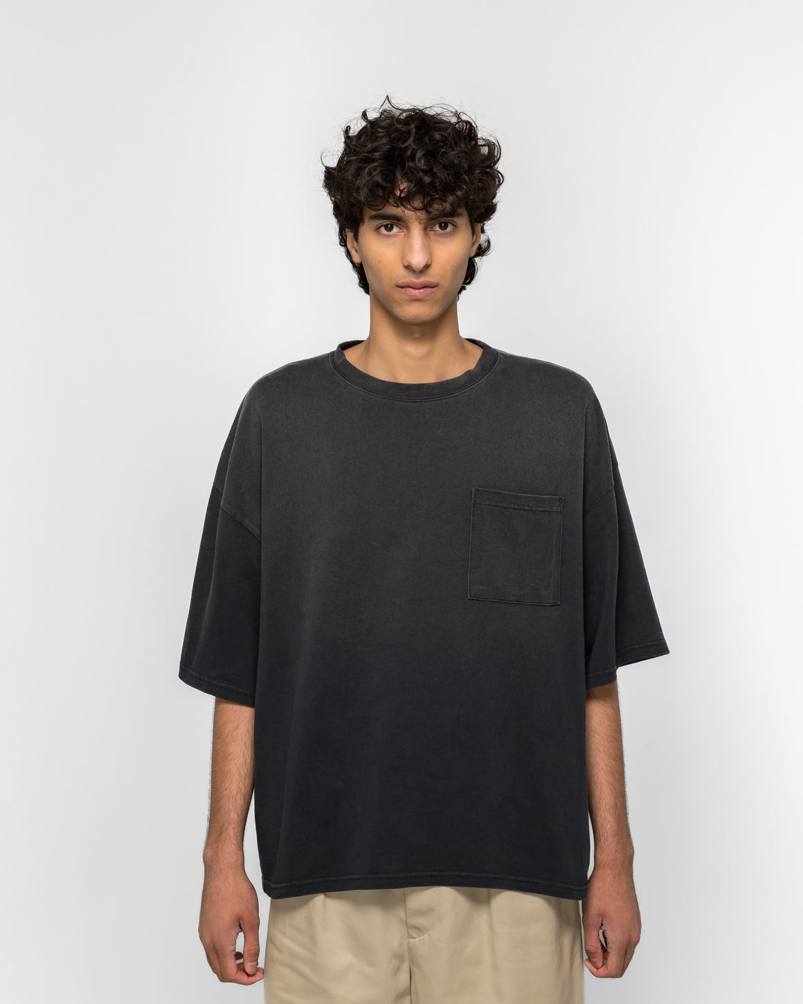 Kapital - Jersey 2TONES BIG Pocket T (BONES) - BLKxPurple - UP THERE