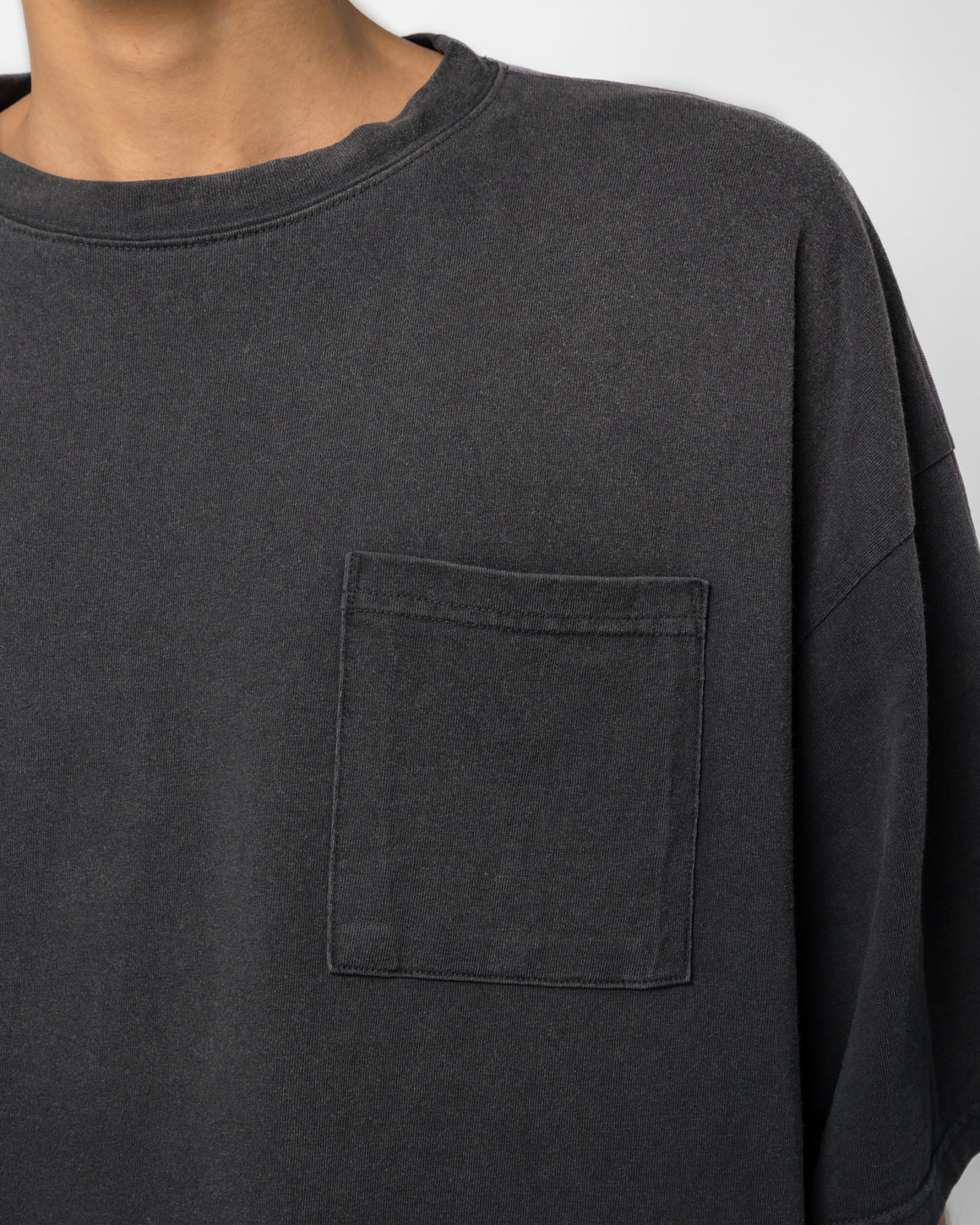 Kapital - Jersey 2TONES BIG Pocket T (BONES) - BLKxPurple - UP THERE