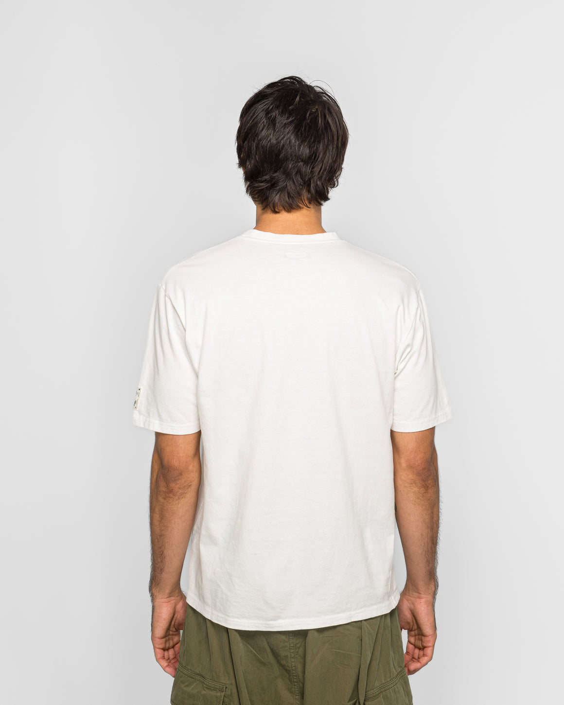 Kapital - 20/-Jersey Crew T (PECKISH BORO PIECE) - White - UP THERE