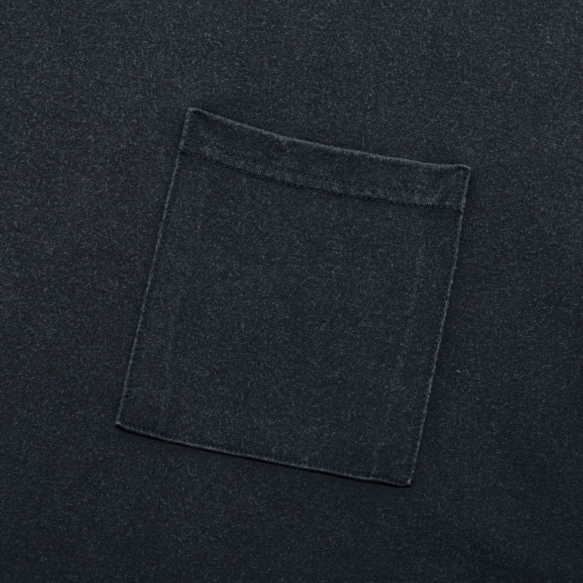 Kapital - Jersey 2TONES BIG Pocket T (BONE) - Black/Khaki - UP THERE