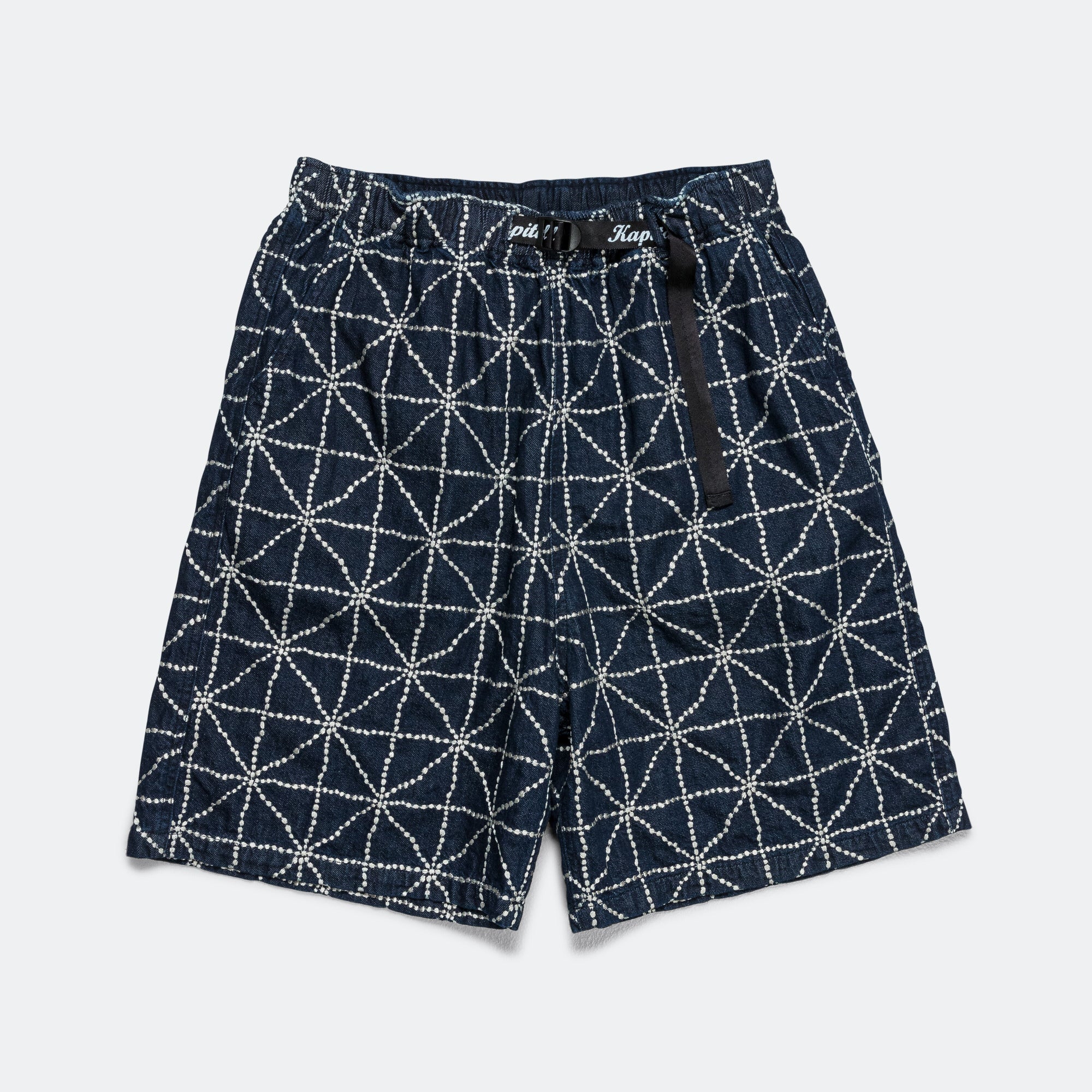 8oz Denim FOLK-DOJO EASY Shorts - Dark | UP THERE