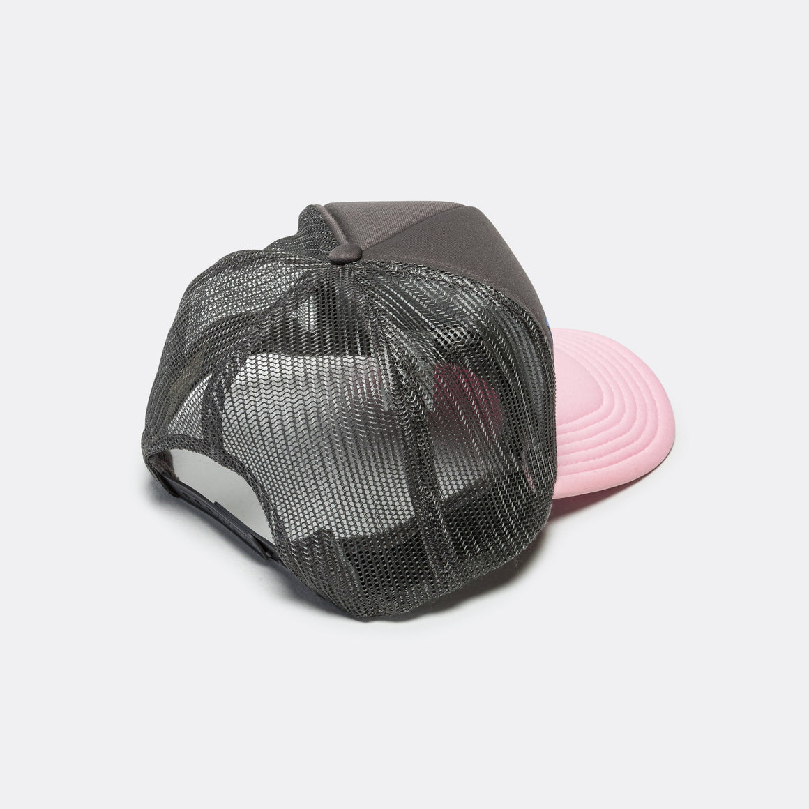 Kapital - CONEYCOWBOWY Trucker CAP - Charcoal x Pink - UP THERE