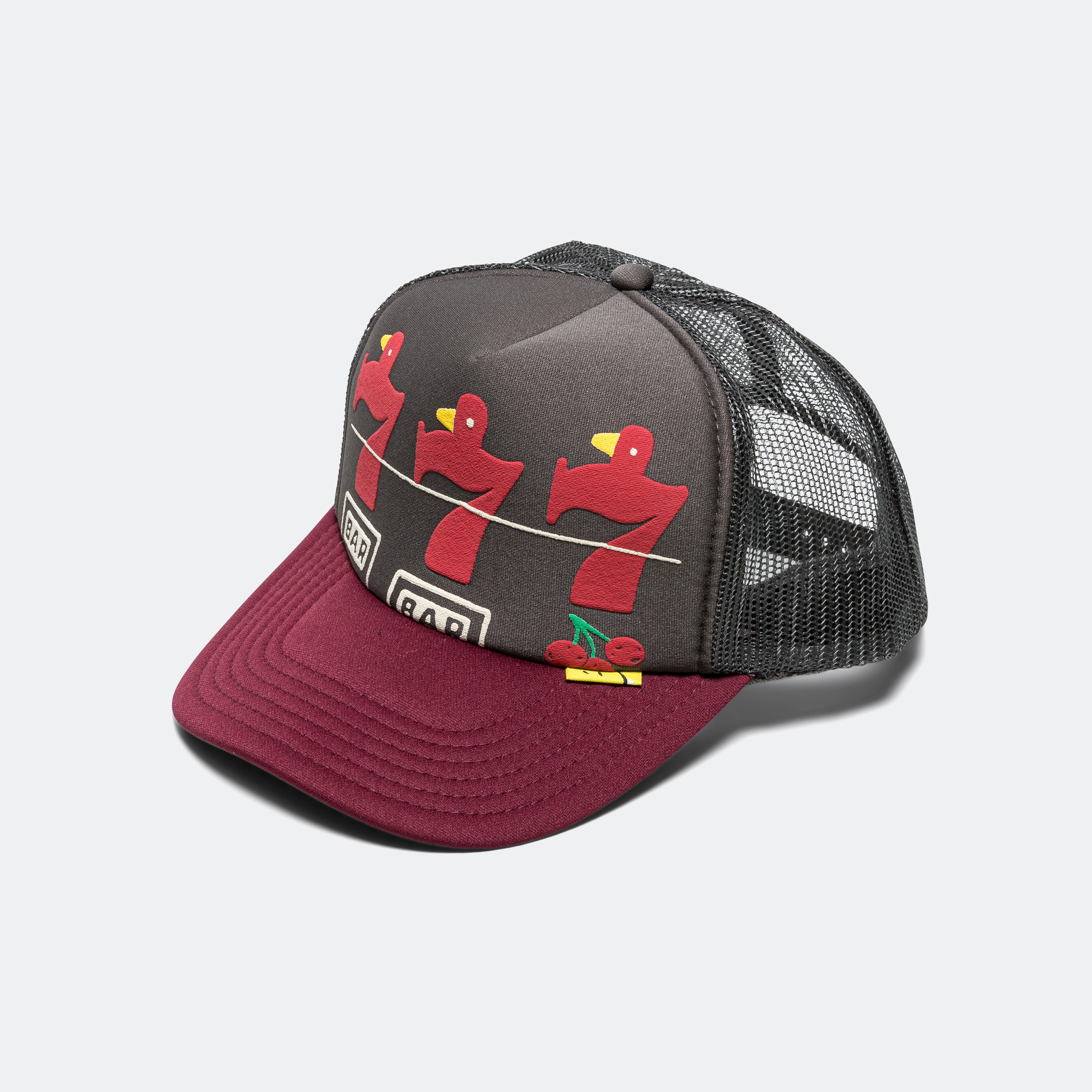 LUCKY BATTERY BIRD Truck Cap - Charcoal/Engine | UP THERE