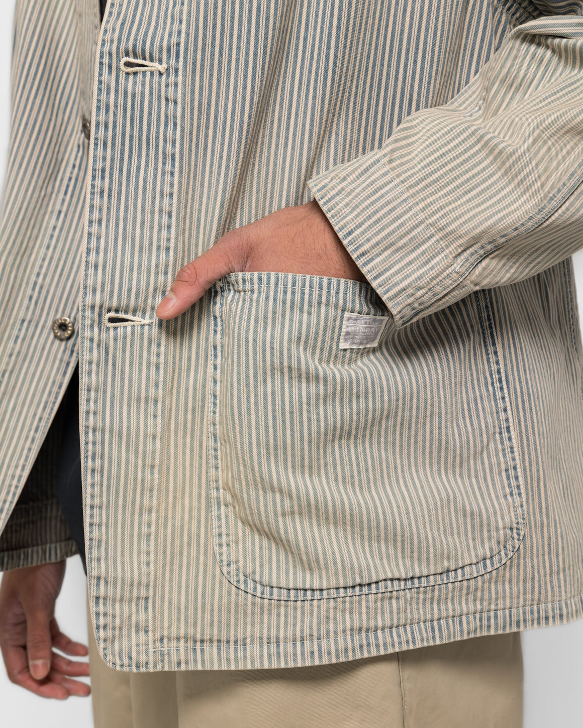 Kapital - LIBERTY Hickoree CACTUS Coverall (WWII-model) - Hickoree - UP THERE