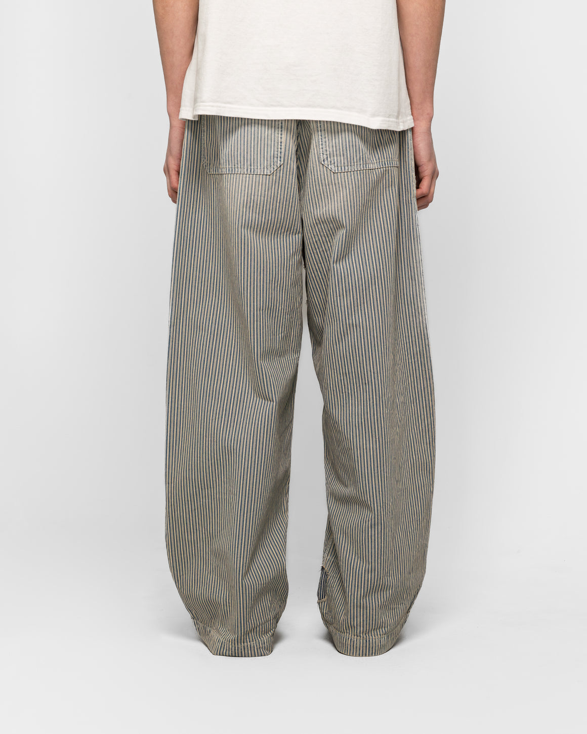 Kapital - LIBERTY Hickoree FATIGUE Baggy Pants (RUSHFIELD remake) - Hickoree - UP THERE