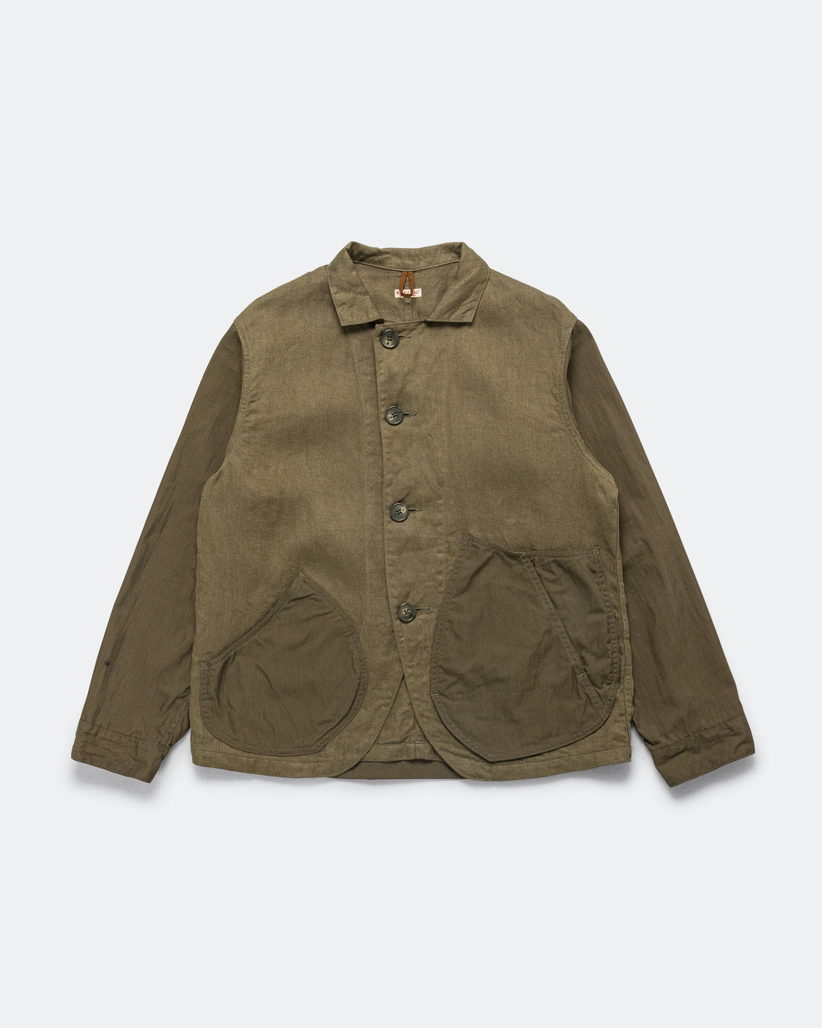 Kapital - Linen Chino Cloth x Gabardine RINGOMAN Coverall - Khaki - UP THERE