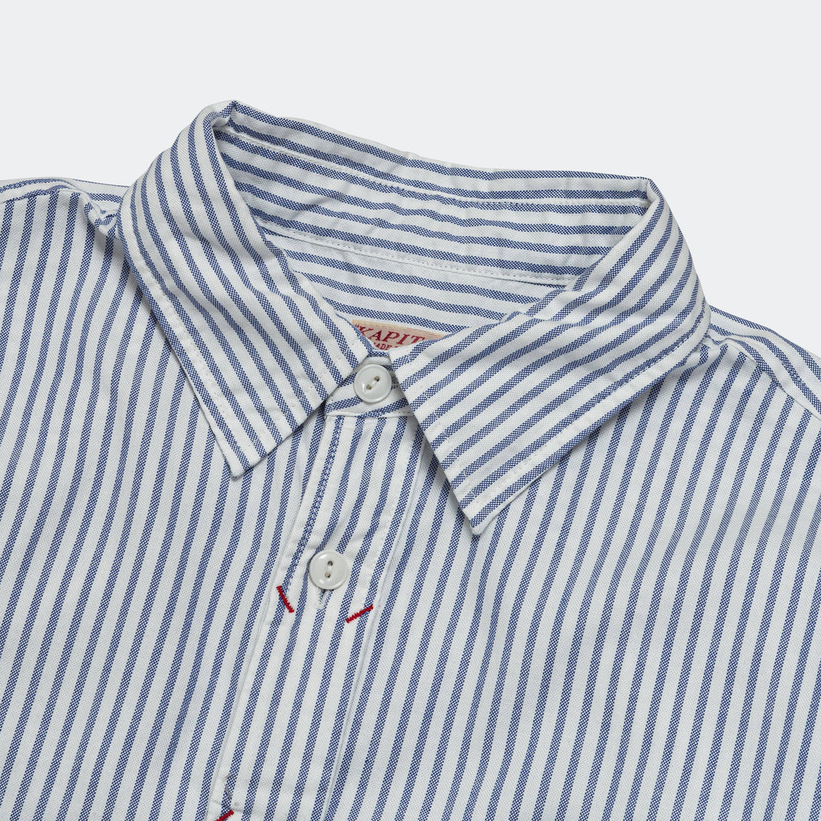 OX Stripe Clip Shirt - Blue