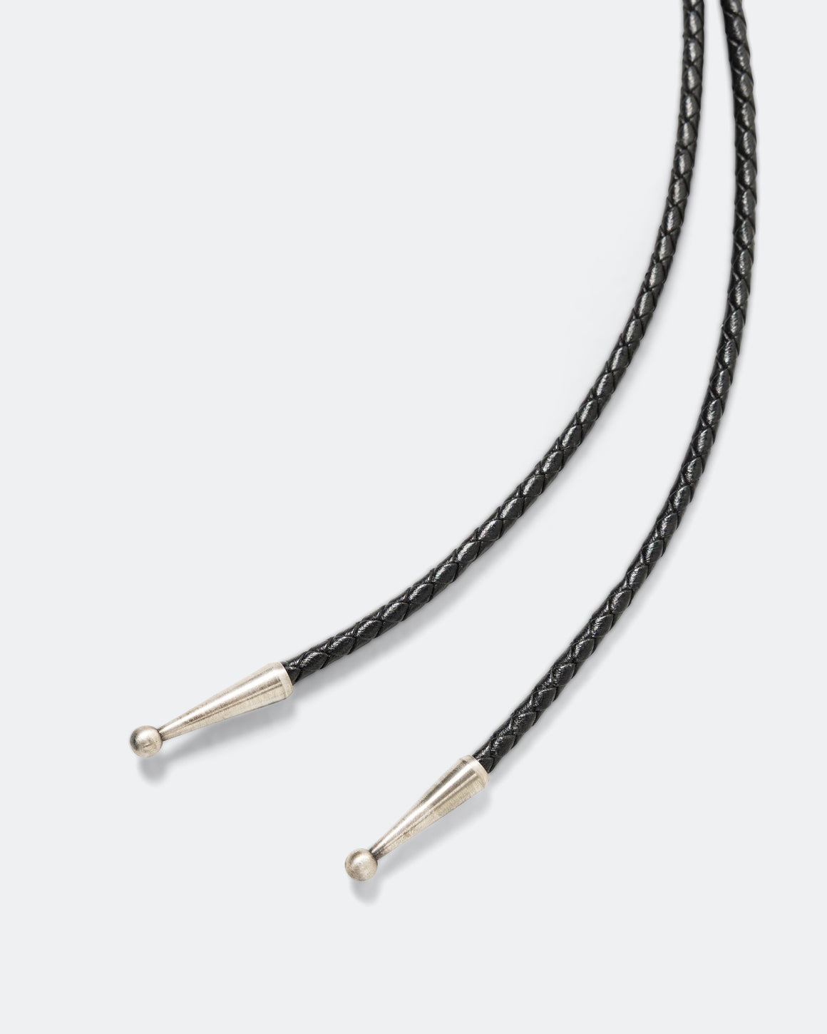 Kapital - PECKISH Concho Loop Tie - Silver - UP THERE