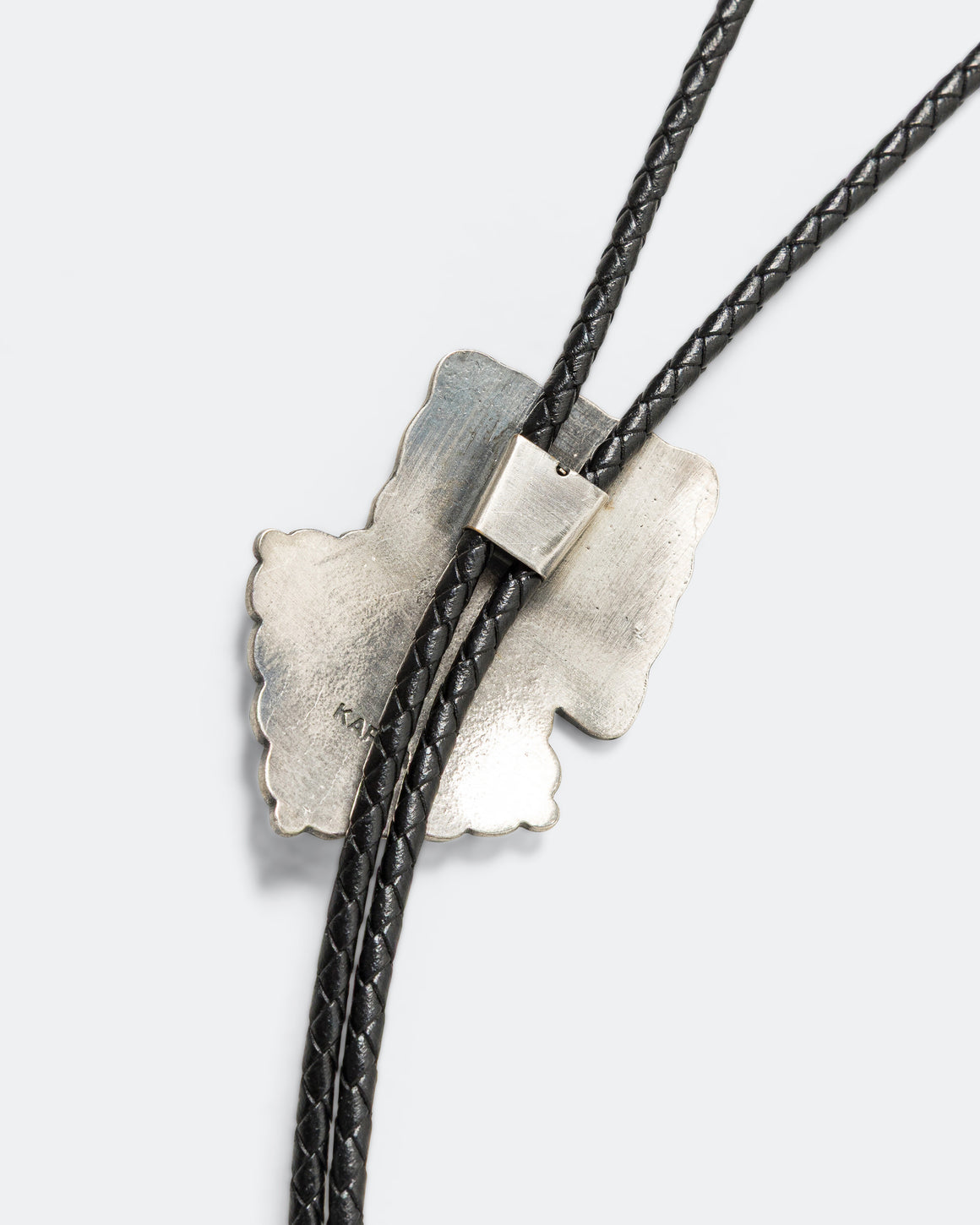 Kapital - PECKISH Concho Loop Tie - Silver - UP THERE