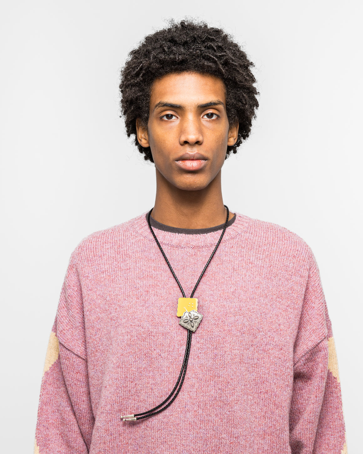 Kapital - PECKISH Concho Loop Tie - Silver - UP THERE