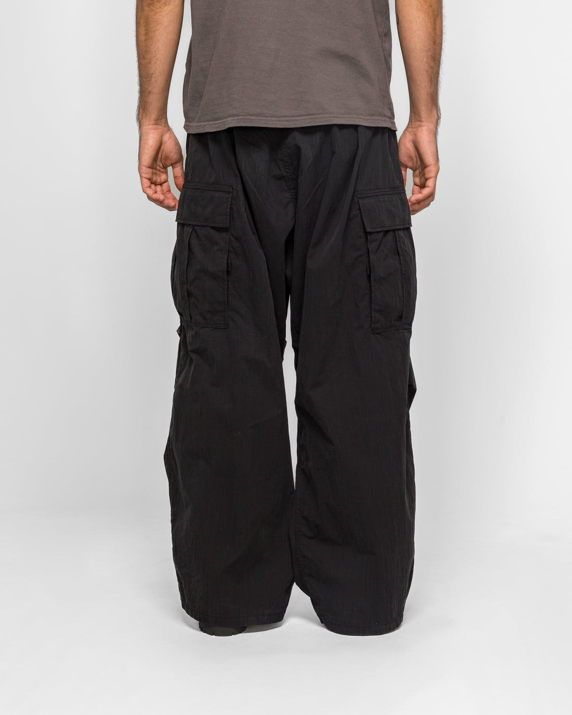 Kapital - Rip Stop JUMBO Cargo Pants - Black - UP THERE