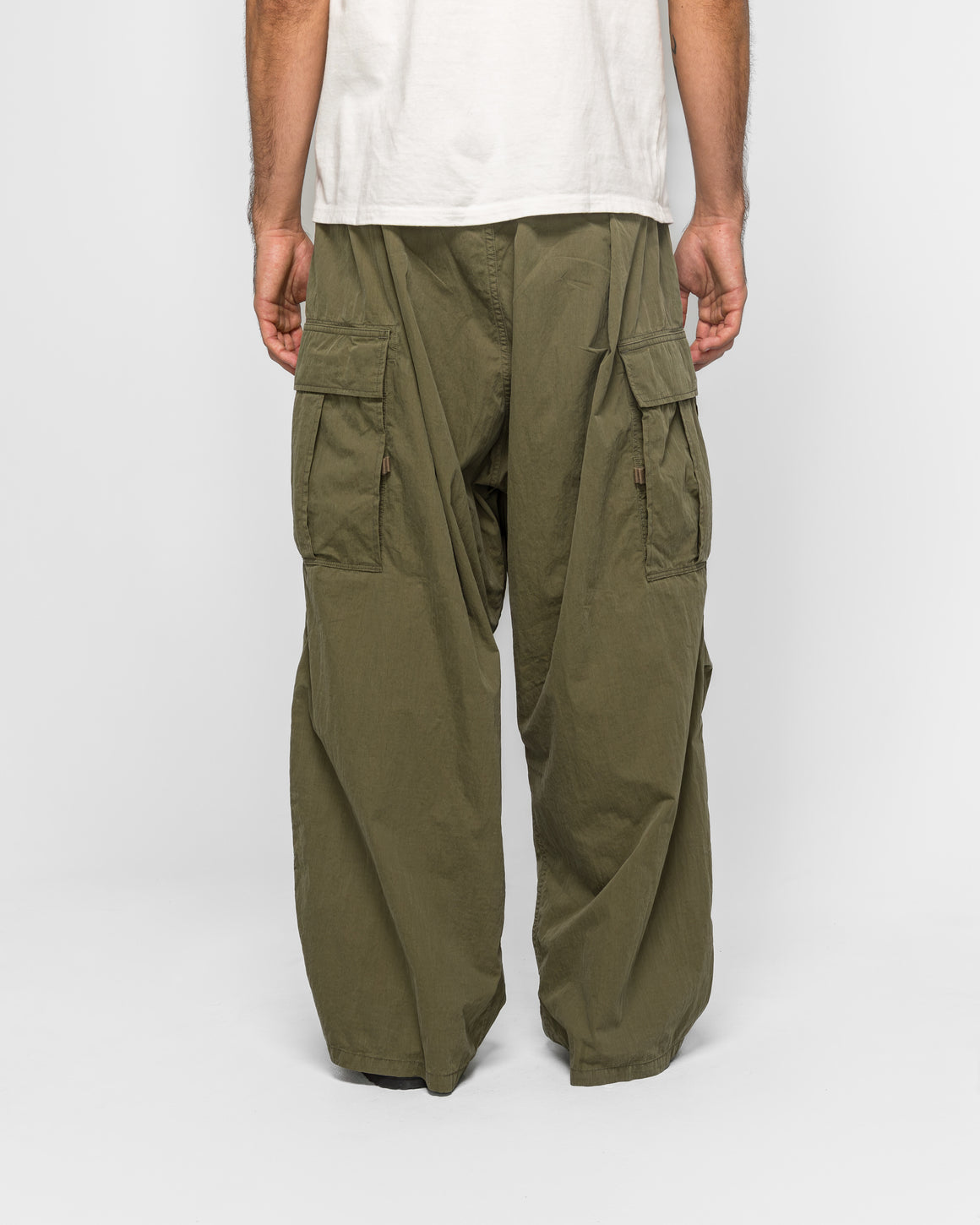 Kapital - Rip Stop JUMBO Cargo Pants - Khaki - UP THERE