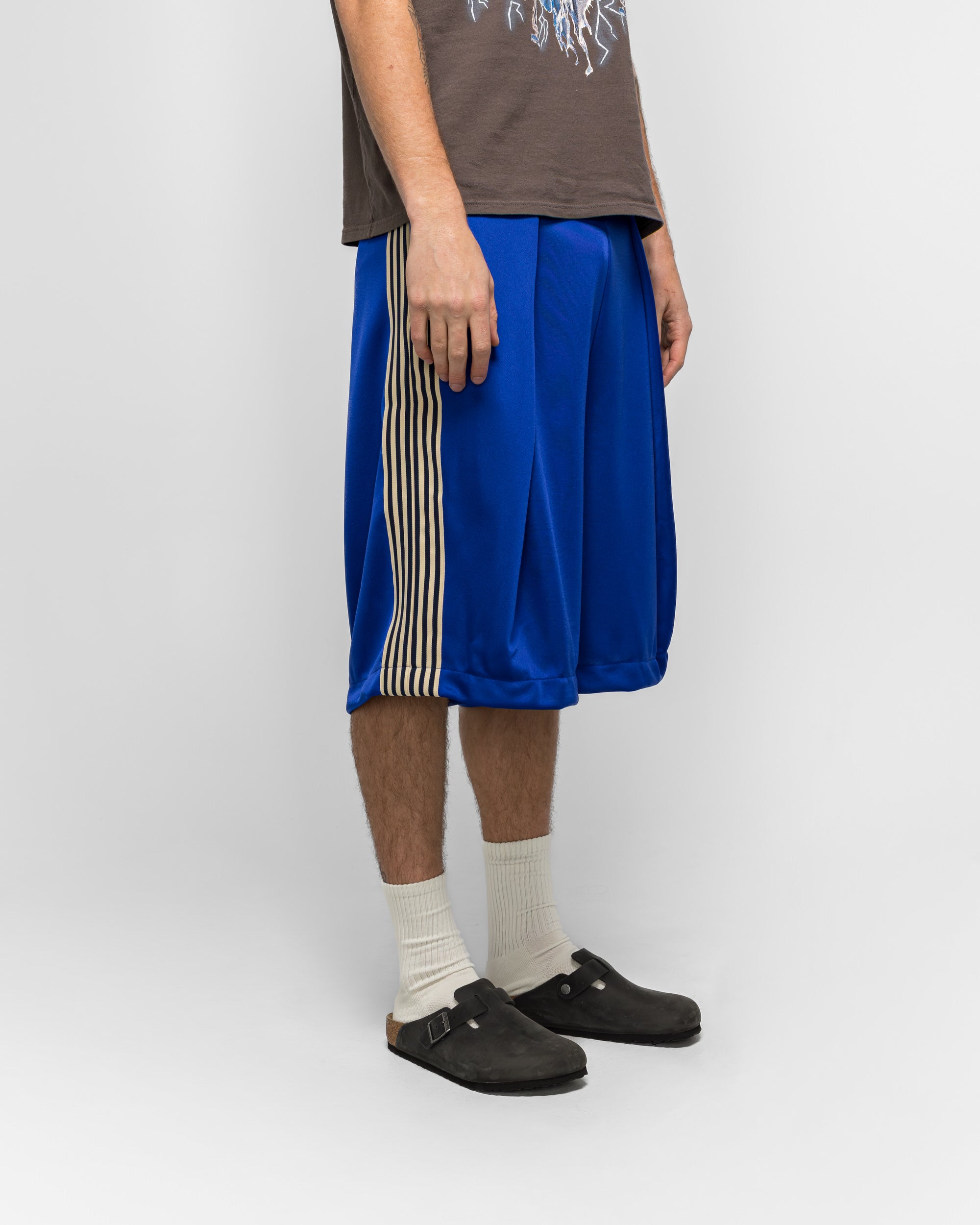Kapital - Smooth Jersey KOME-KOME Track Jorts (BannerStripe