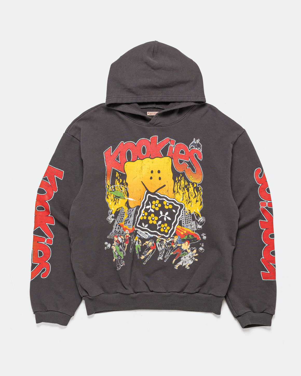 Kapital - SWT Knit Hoodie (BUSTER PECKISH RAINBOWY) - I-B - UP THERE