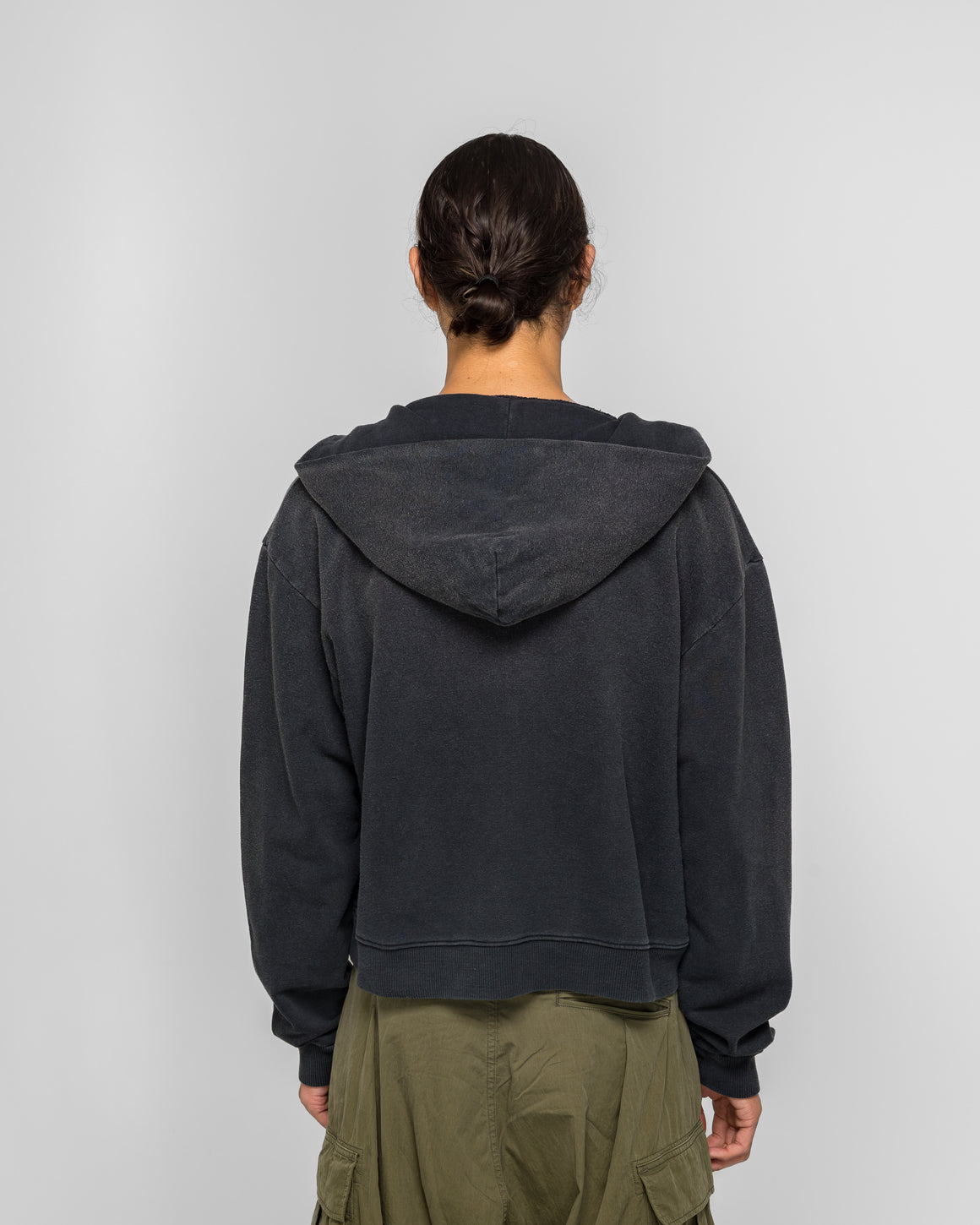 Kapital - SWT Knit ZIP-UP GYM Parka - Black - UP THERE