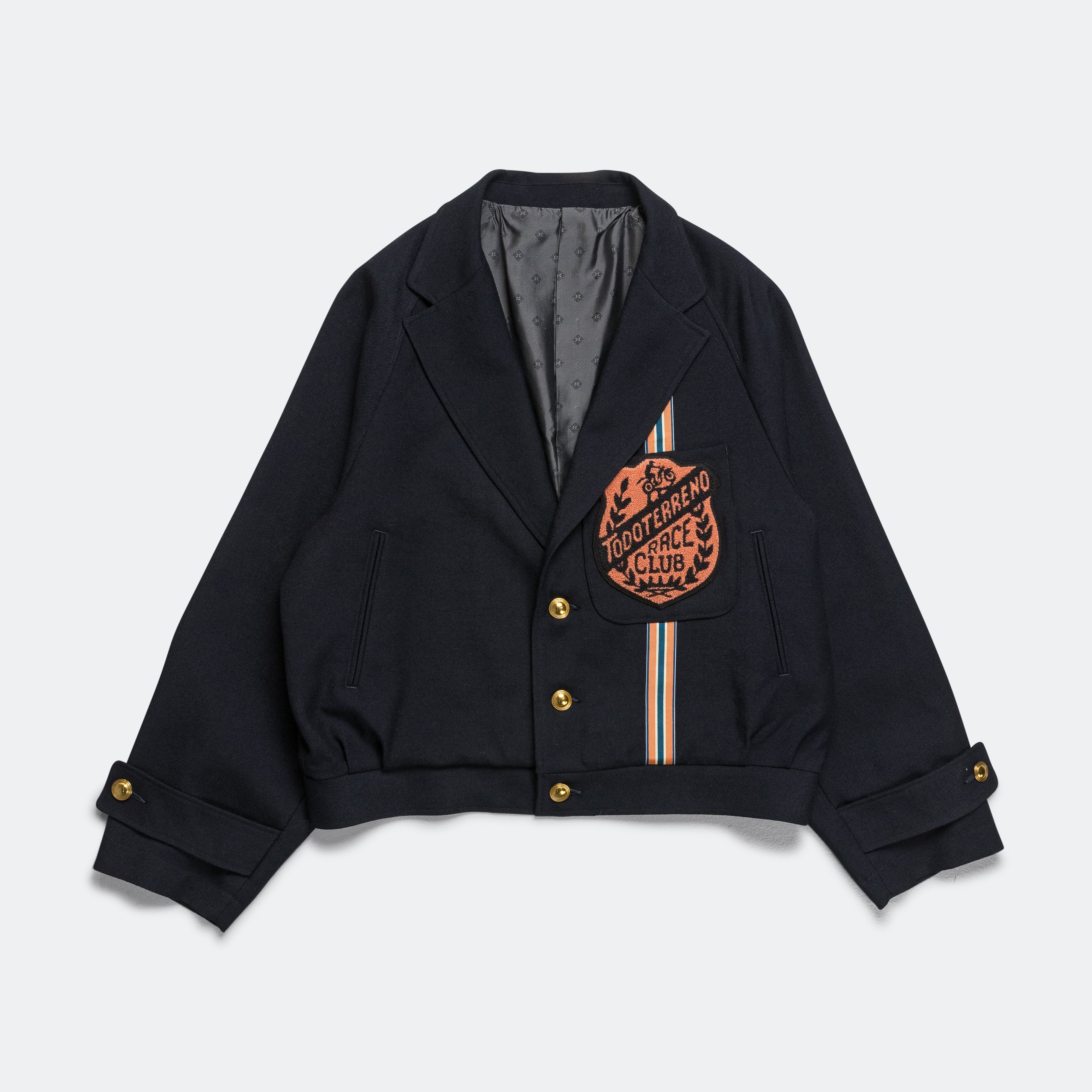 Kapital Wool Serge TODOTERRENO Drizzler Suit JKT - Navy | UP THERE