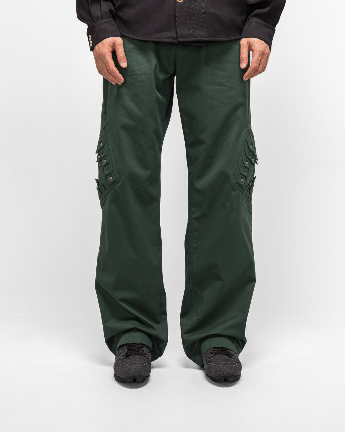 Kiko Kostadinov - Estike Trouser - Spruce Green - UP THERE