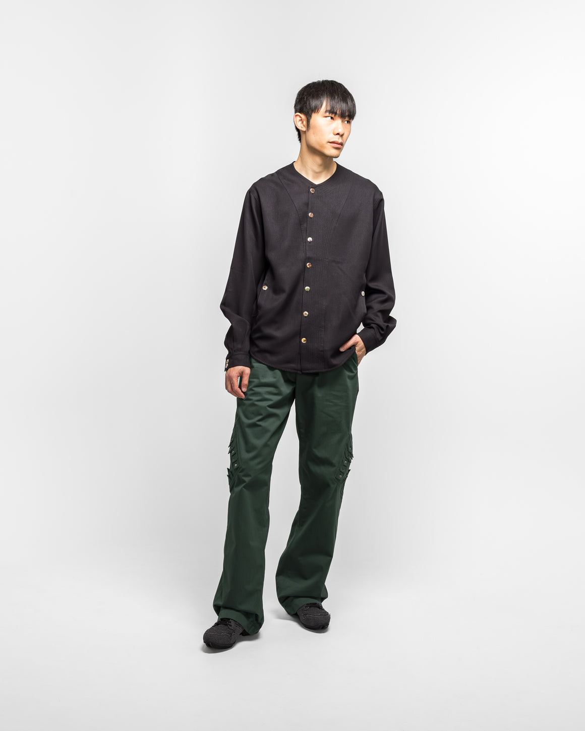 Kiko Kostadinov - Estike Trouser - Spruce Green - UP THERE