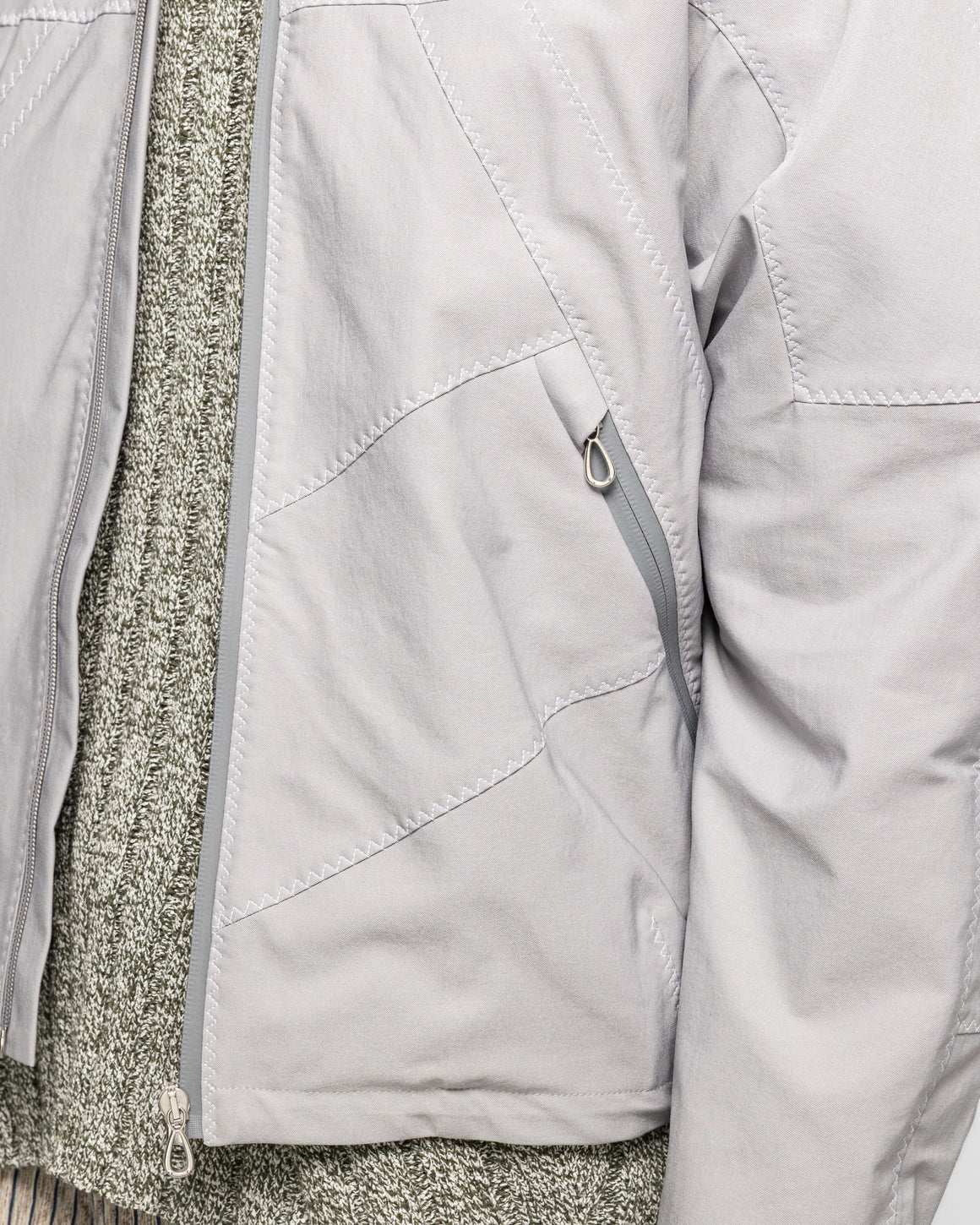 Kiko Kostadinov - Fosco Jacket - Pebble Grey Strech Twill - UP THERE