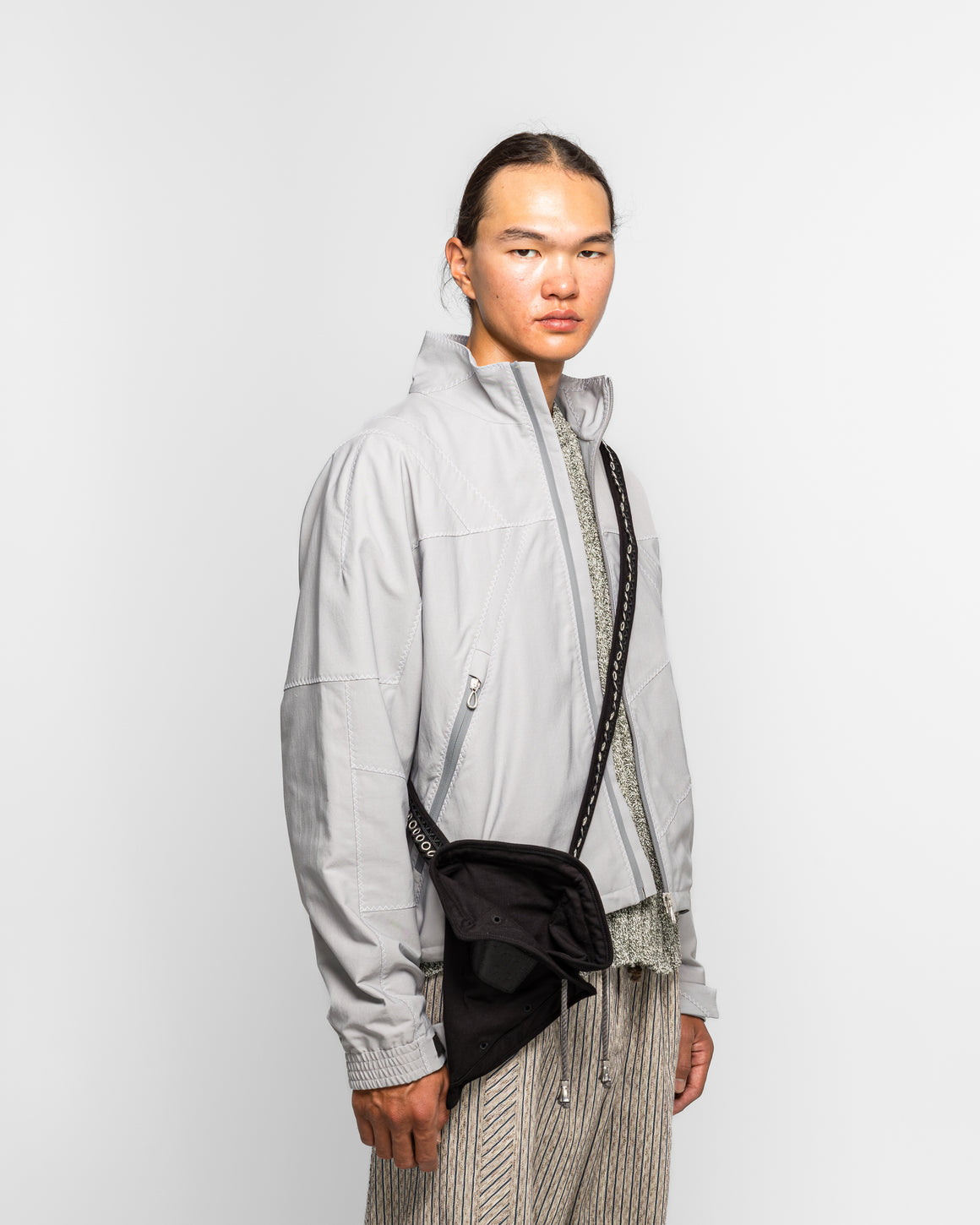 Kiko Kostadinov - Hatha Jersey Bag - Black Heavy Jersey - UP THERE