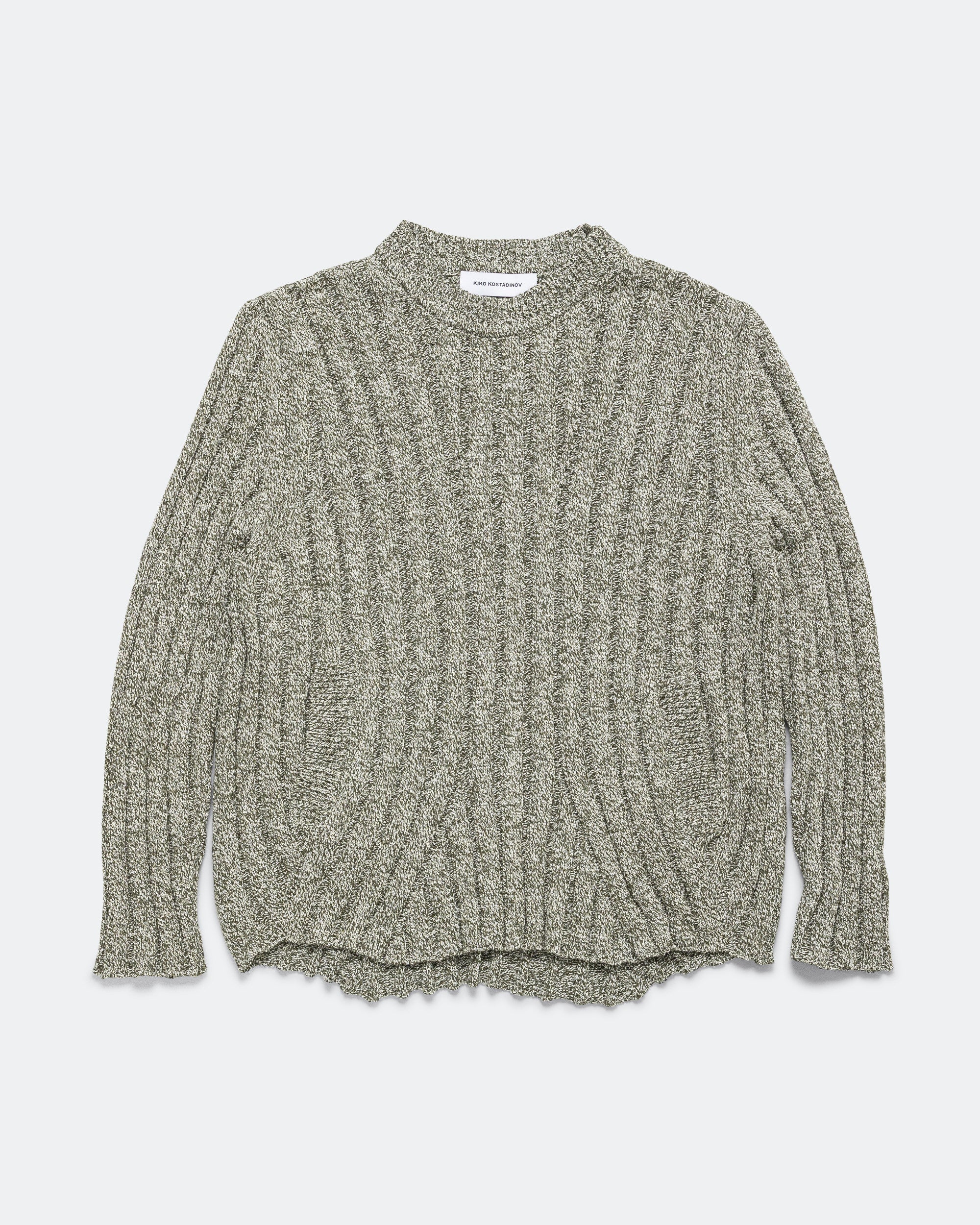 Kiko Kostadinov - Kada Knit Pullover - Grey Melange | UP THERE