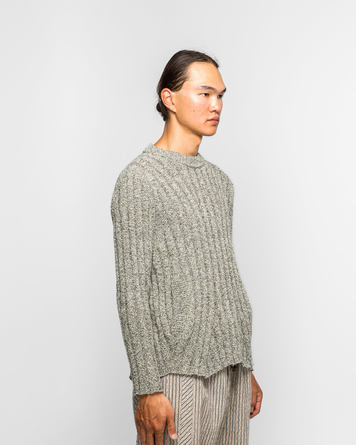 Kiko Kostadinov - Kada Knit Pullover - Grey Melange - UP THERE