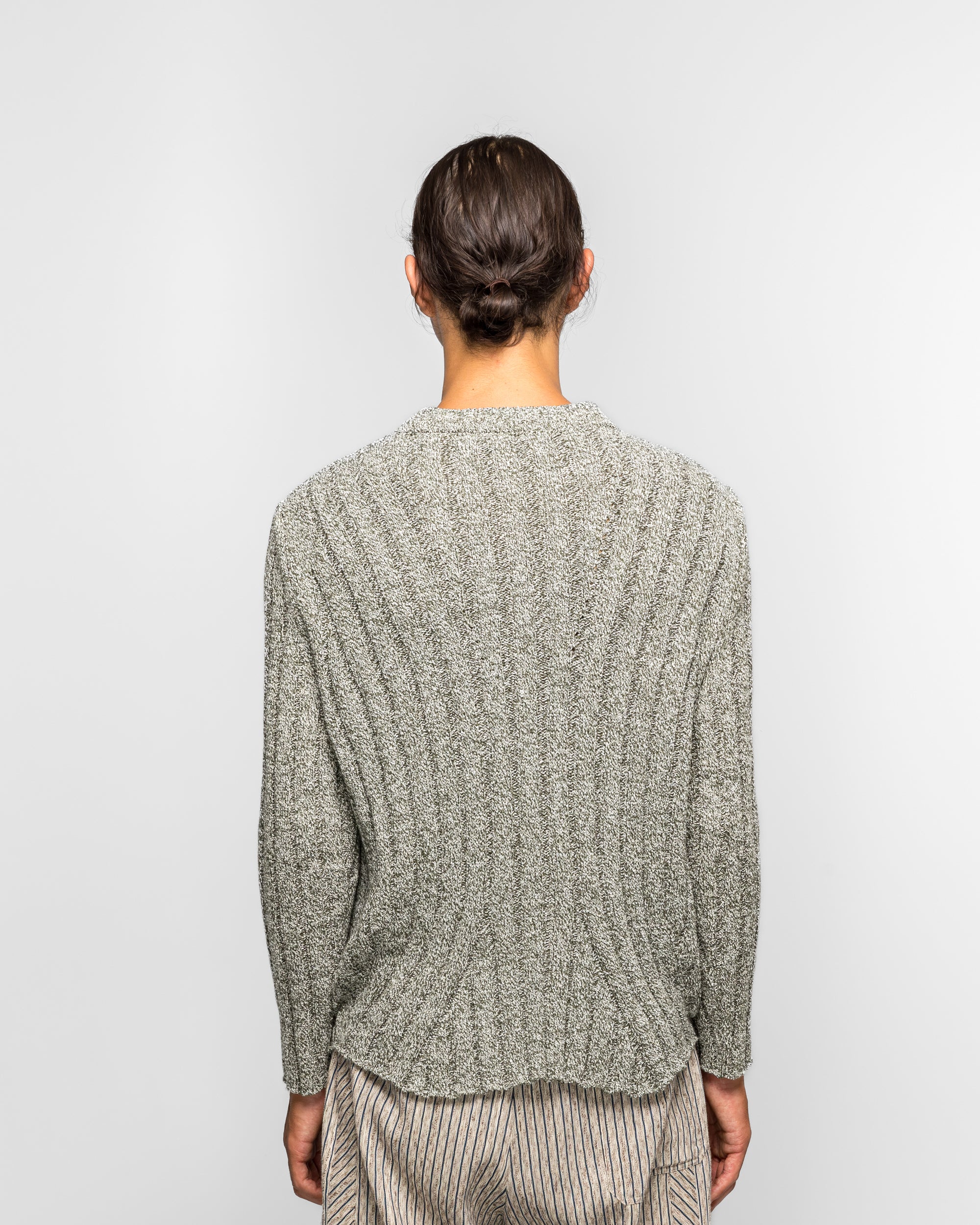 Kiko Kostadinov - Kada Knit Pullover - Grey Melange | UP THERE