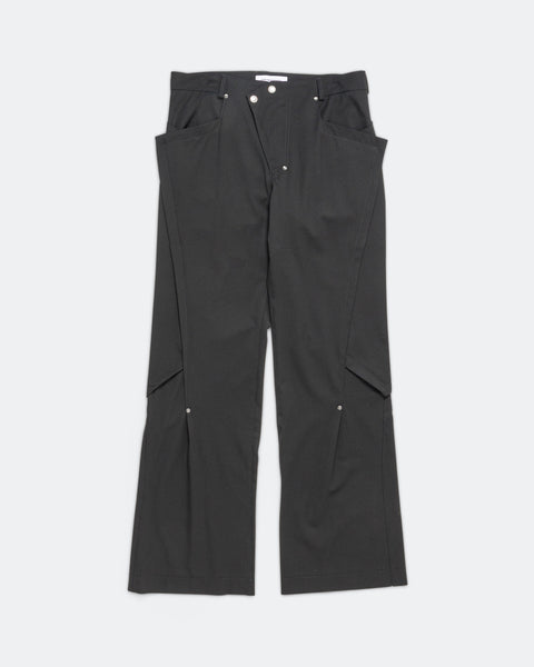 Kiko Kostadinov - Kraner Trouser - Crow Black | UP THERE
