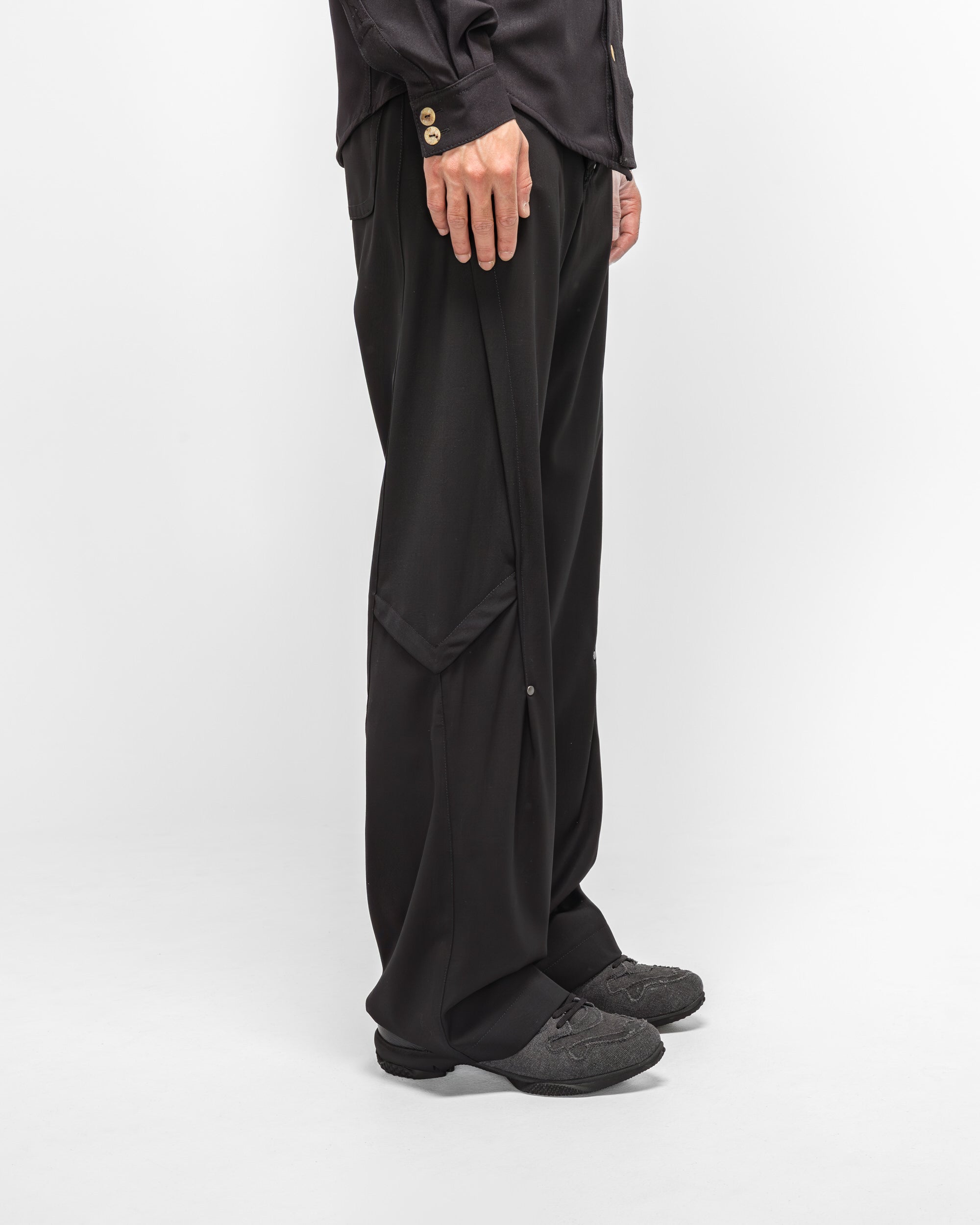Kiko Kostadinov - Kraner Trouser - Crow Black | UP THERE