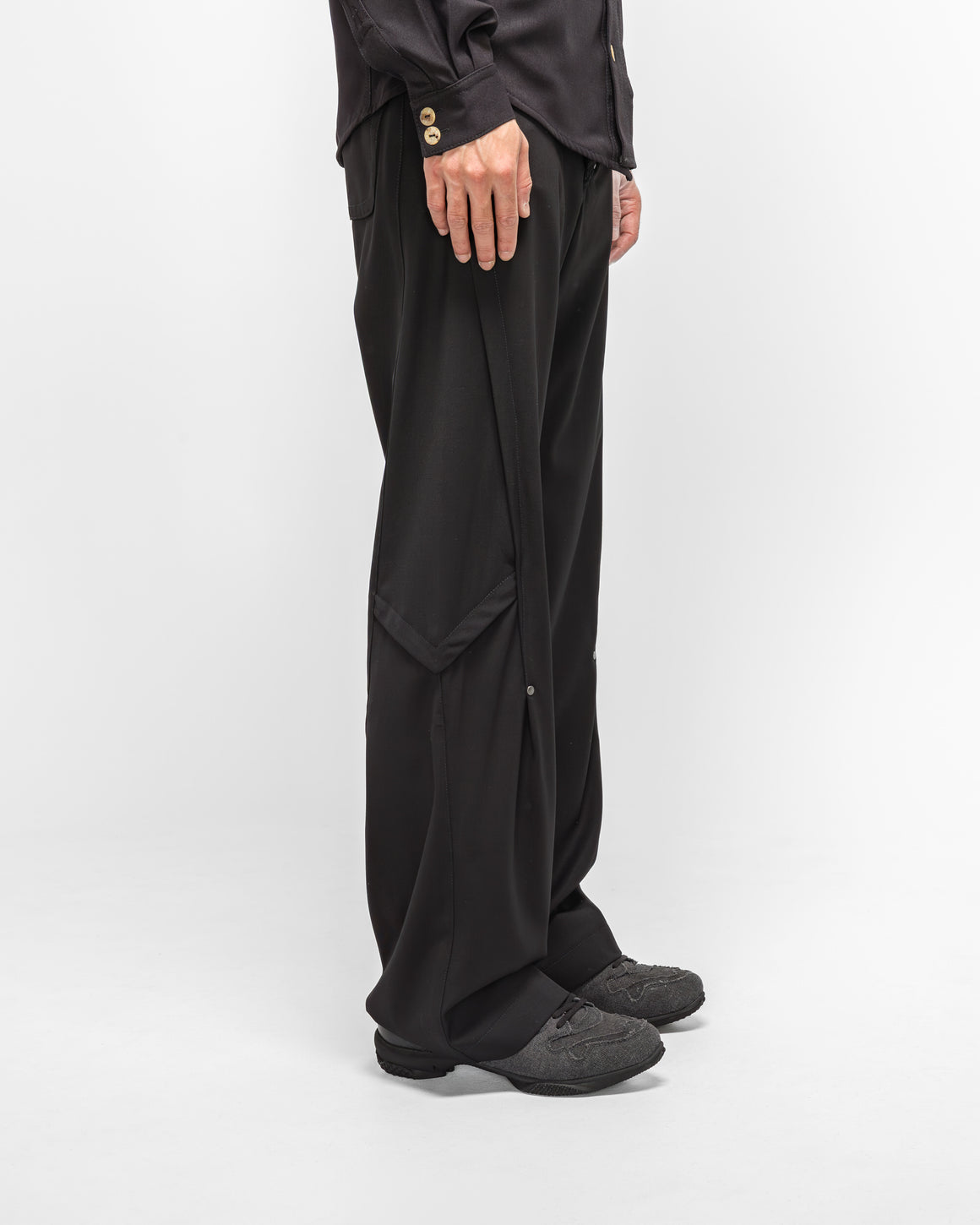 Kiko Kostadinov - Kraner Trouser - Crow Black - UP THERE