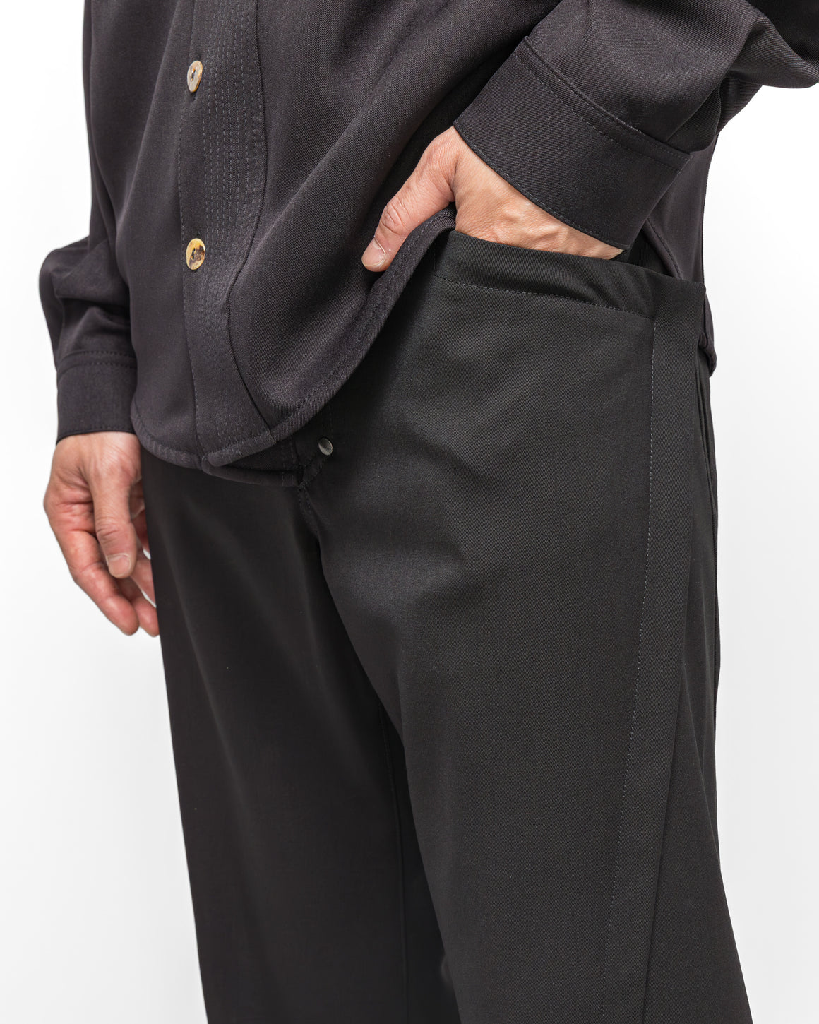 Kiko Kostadinov - Kraner Trouser - Crow Black - UP THERE