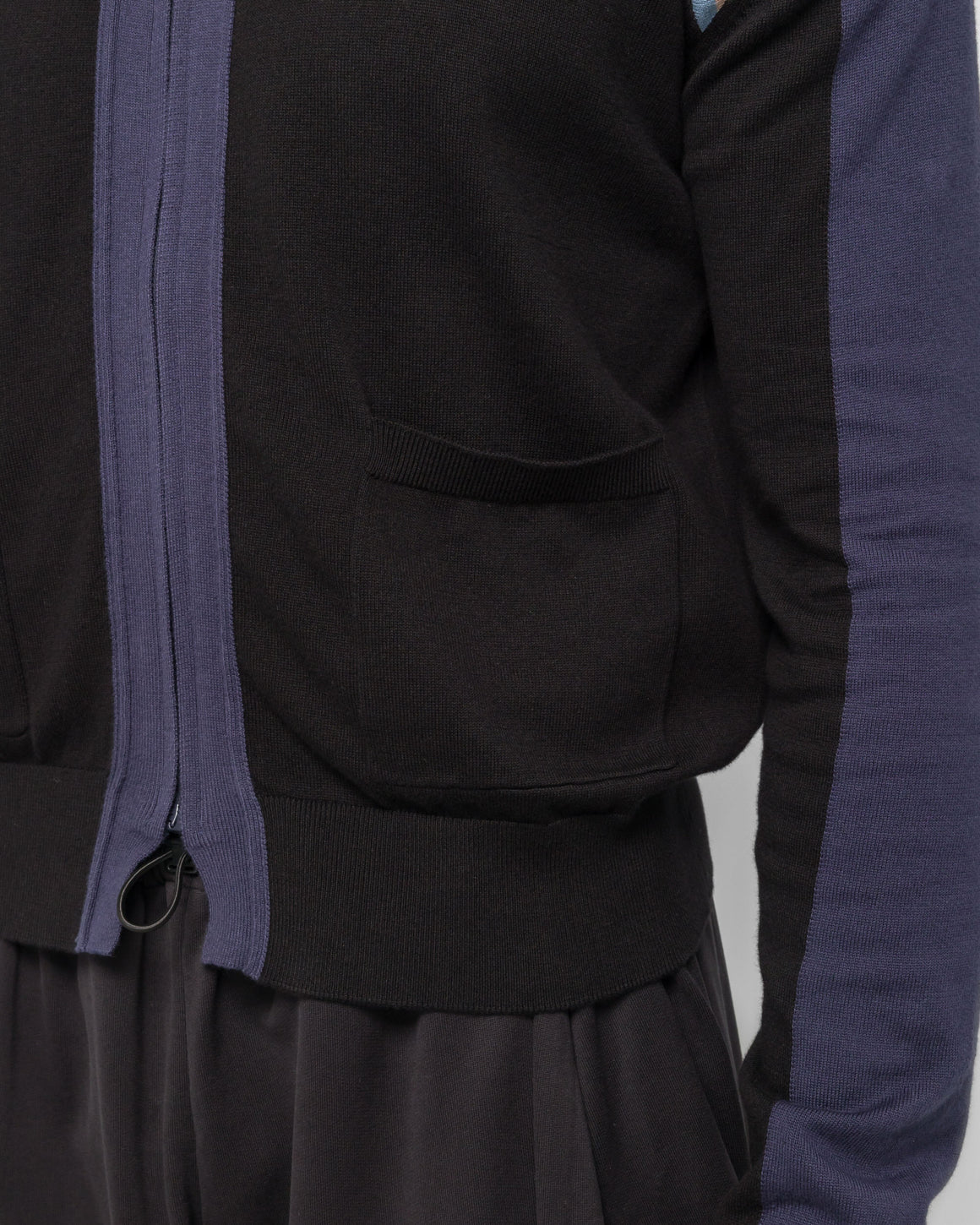 Kiko Kostadinov - Munno Knit Cardigan - Phantom Black - UP THERE