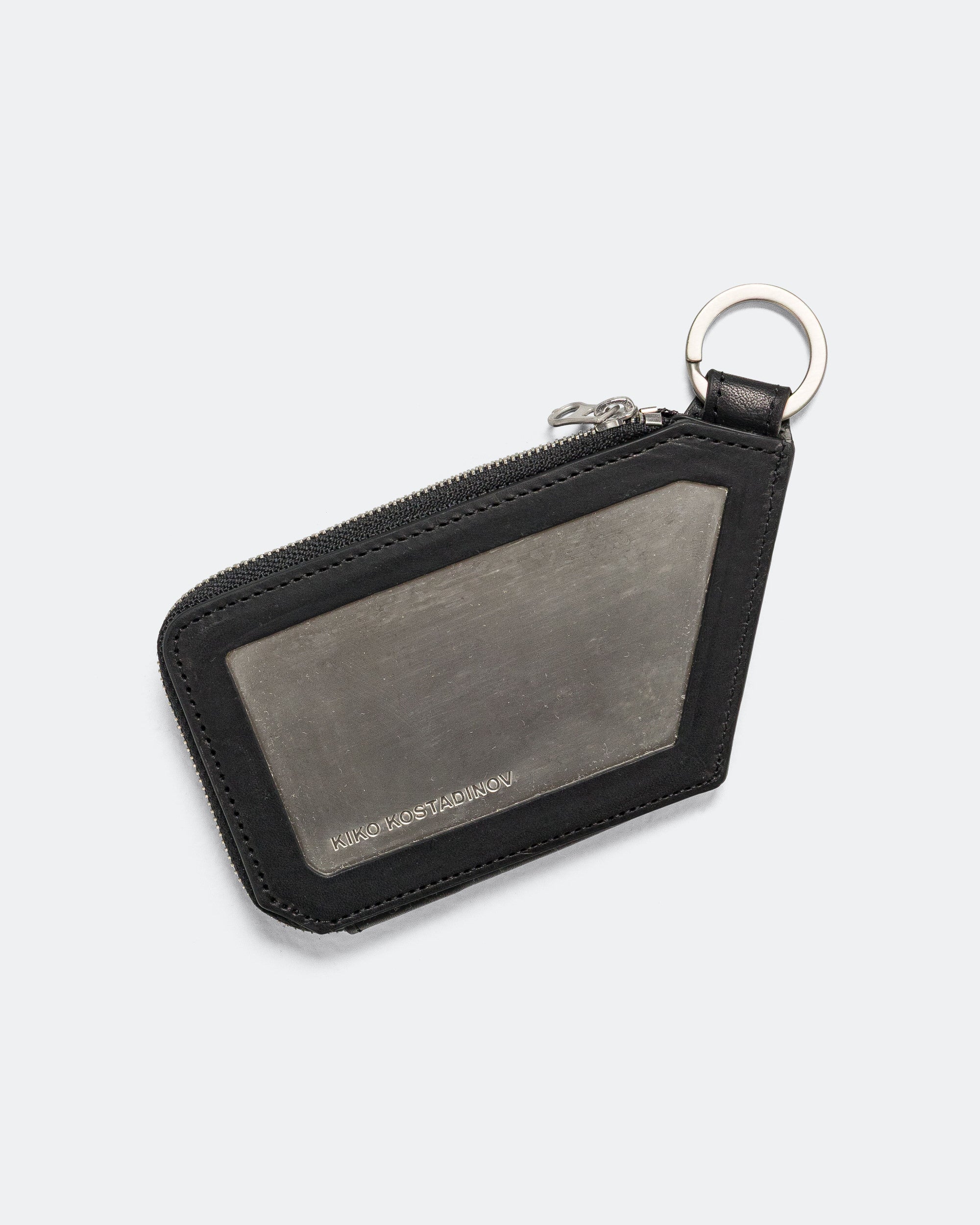 Kiko Kostadinov - Ohne Wallet - Obsidian Black Leather | UP THERE