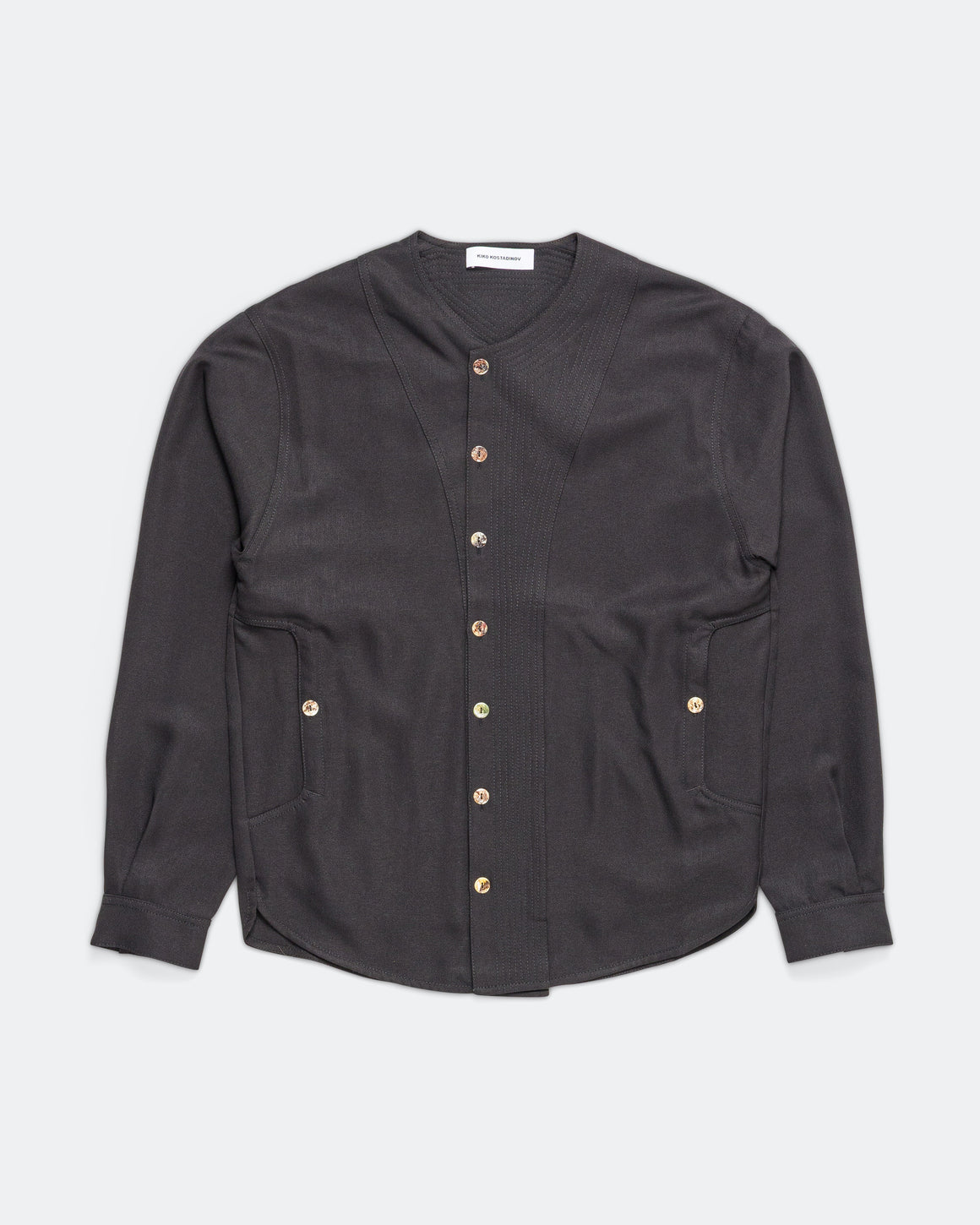 Kiko Kostadinov - Slatina Cardigan - Coal Black - UP THERE