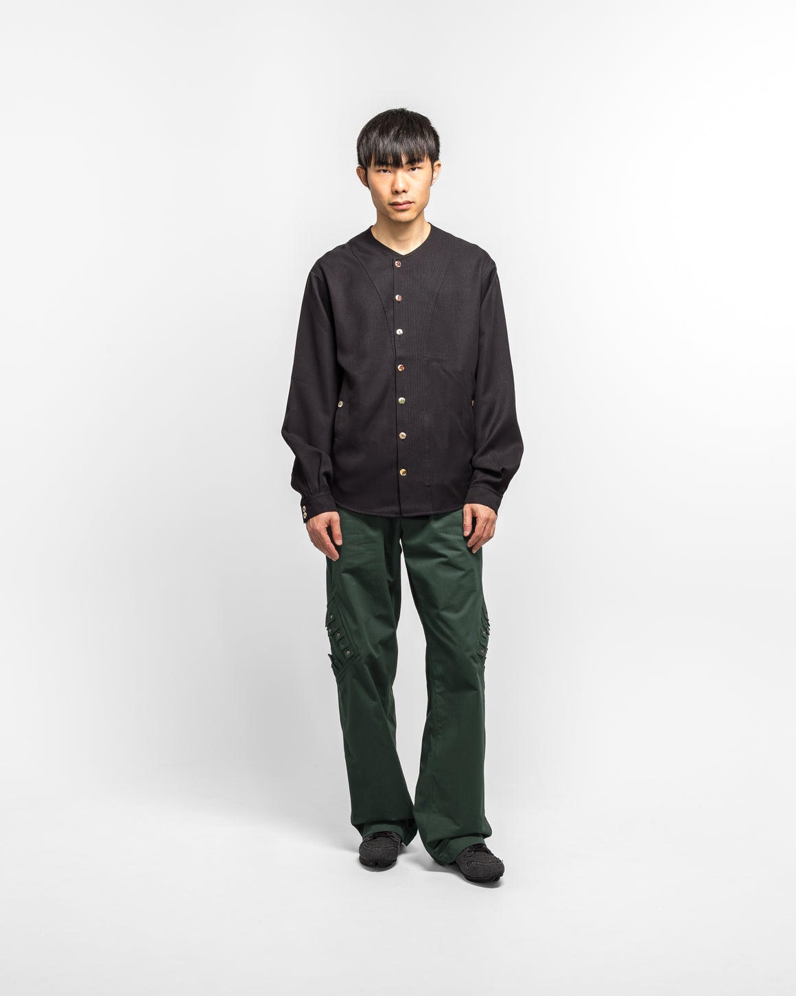 Kiko Kostadinov - Slatina Cardigan - Coal Black - UP THERE