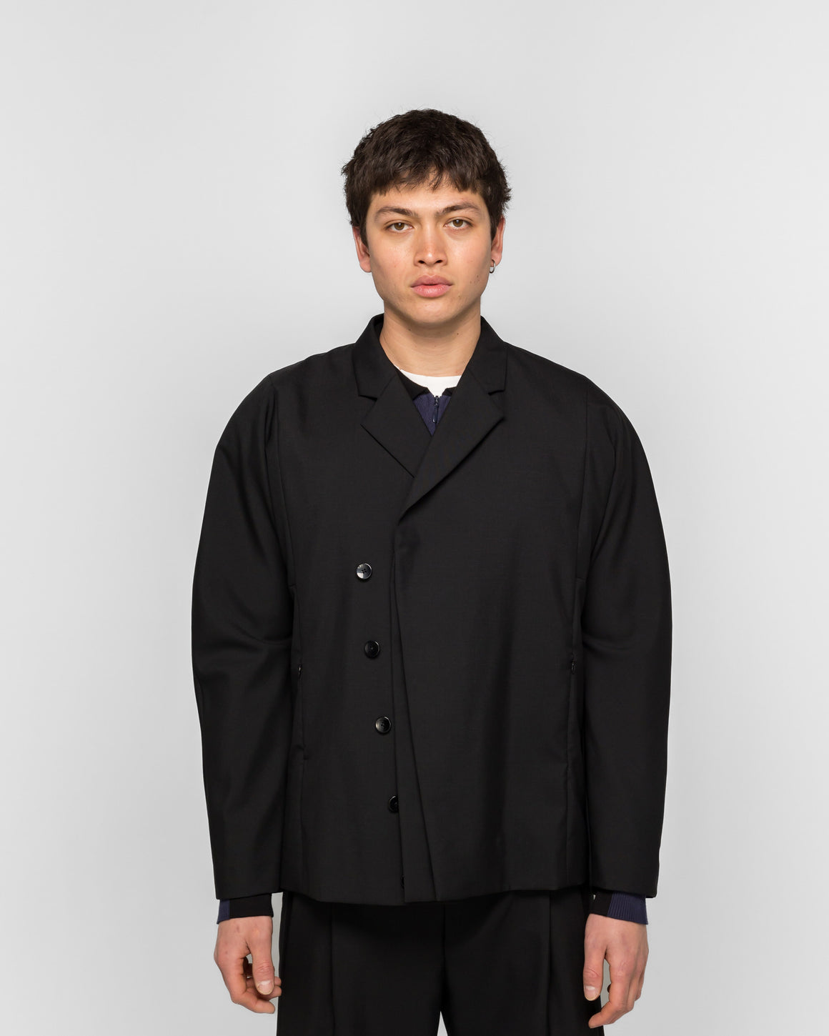 Kiko Kostadinov - Vaals Tailored Blazer - Space Black - UP THERE