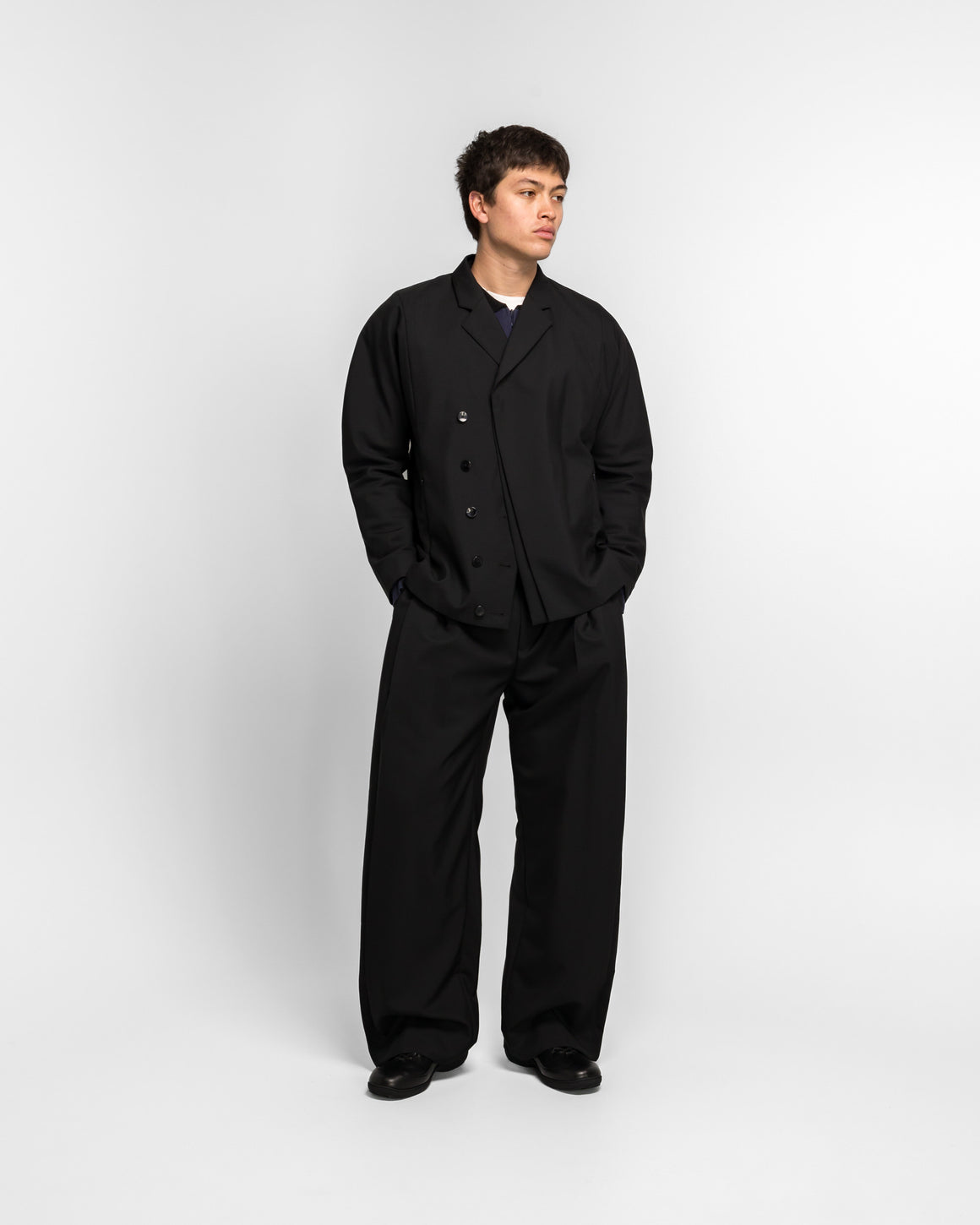 Kiko Kostadinov - Vaals Tailored Blazer - Space Black - UP THERE