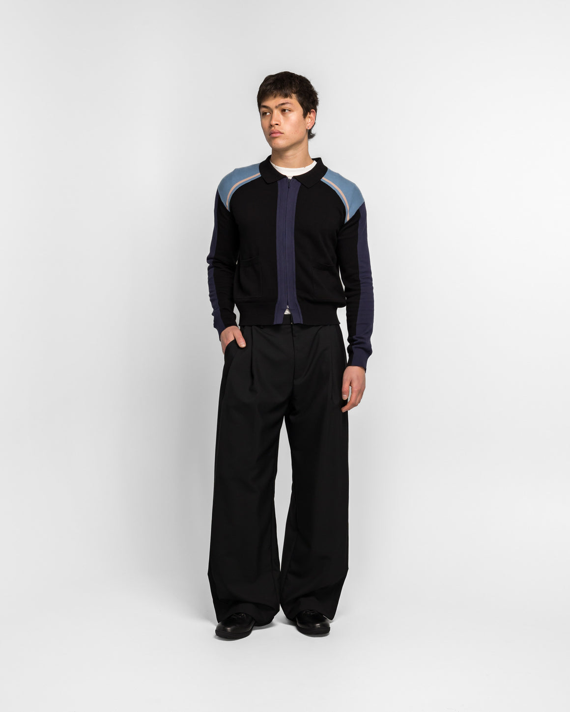 Kiko Kostadinov - Vaals Tailored Trousers - Space Black - UP THERE