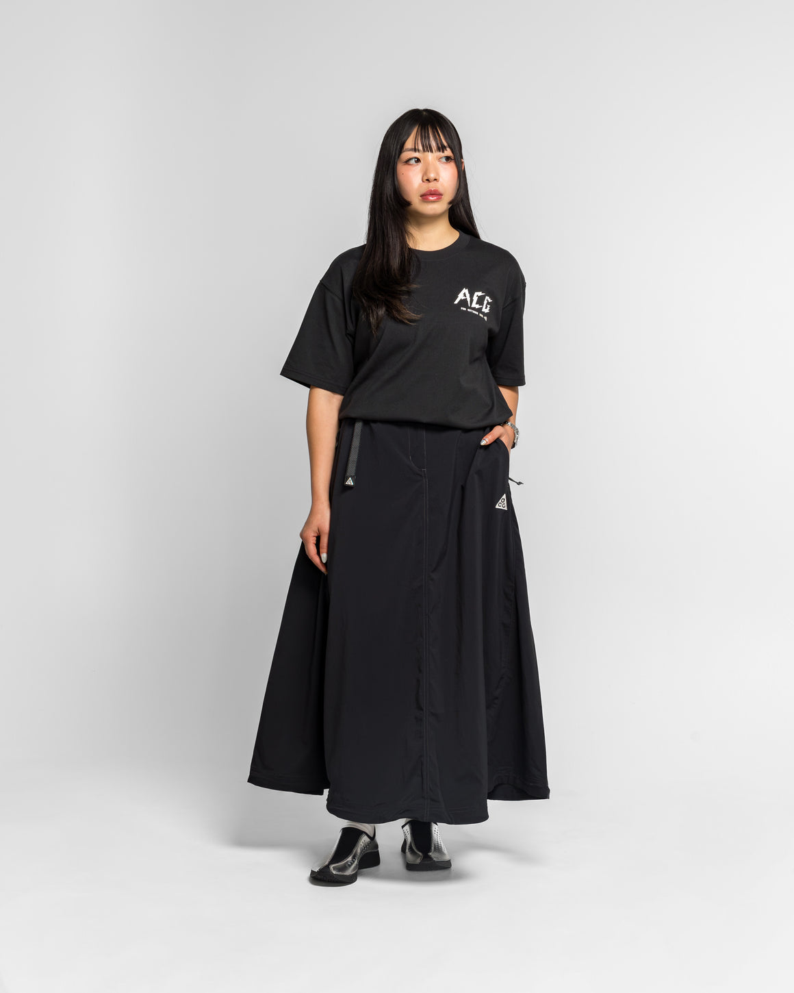 Nike ACG - Womens Smith Summit Skirt - Black/Anthracite-Summit White - UP THERE