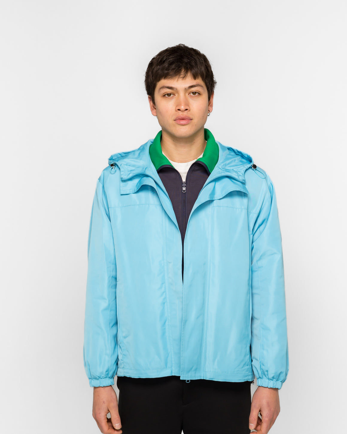 LII - Hooded Anorak - Blue - UP THERE